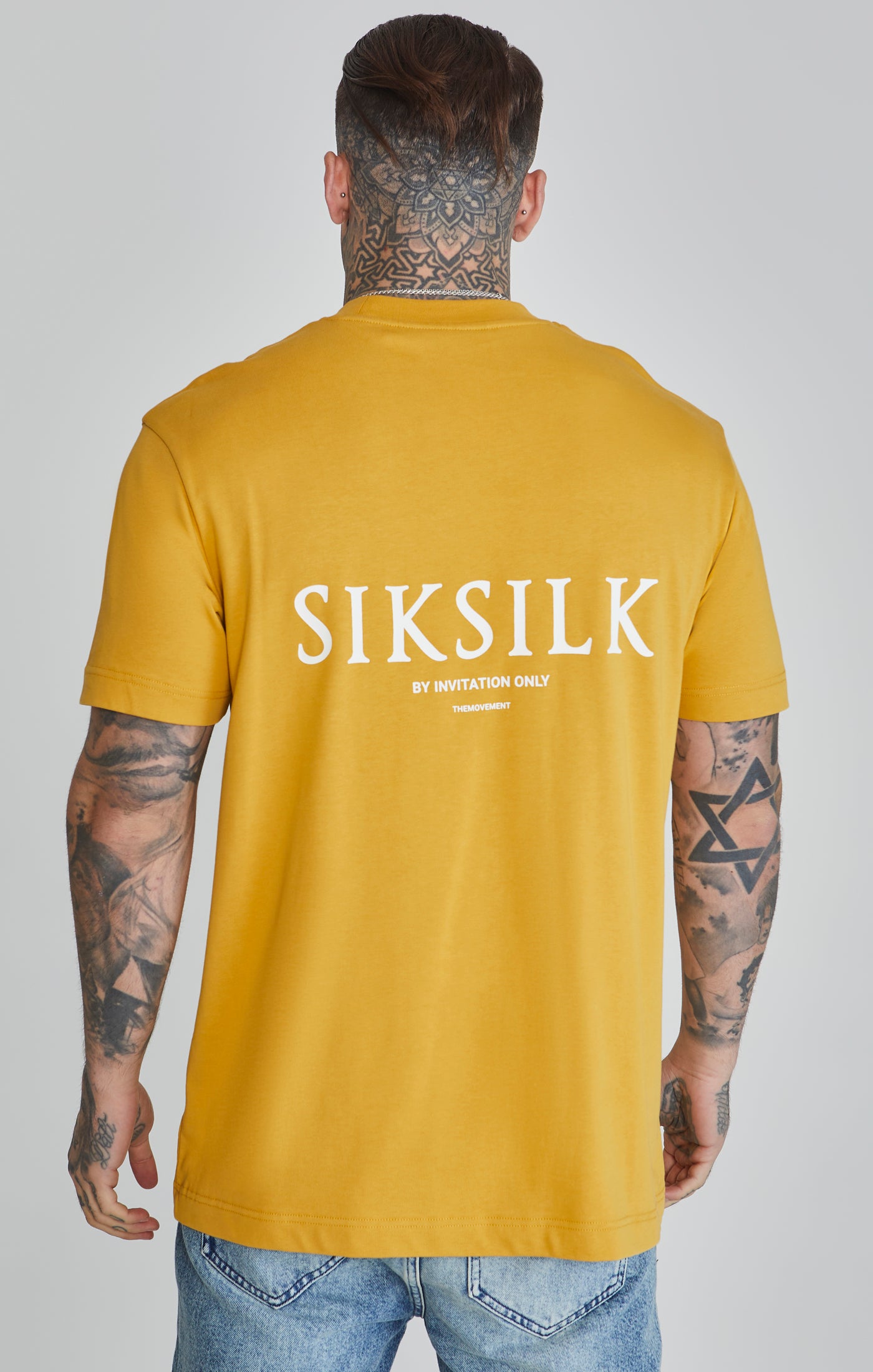 Graphic T-Shirt in Yellow T-Shirts SikSilk