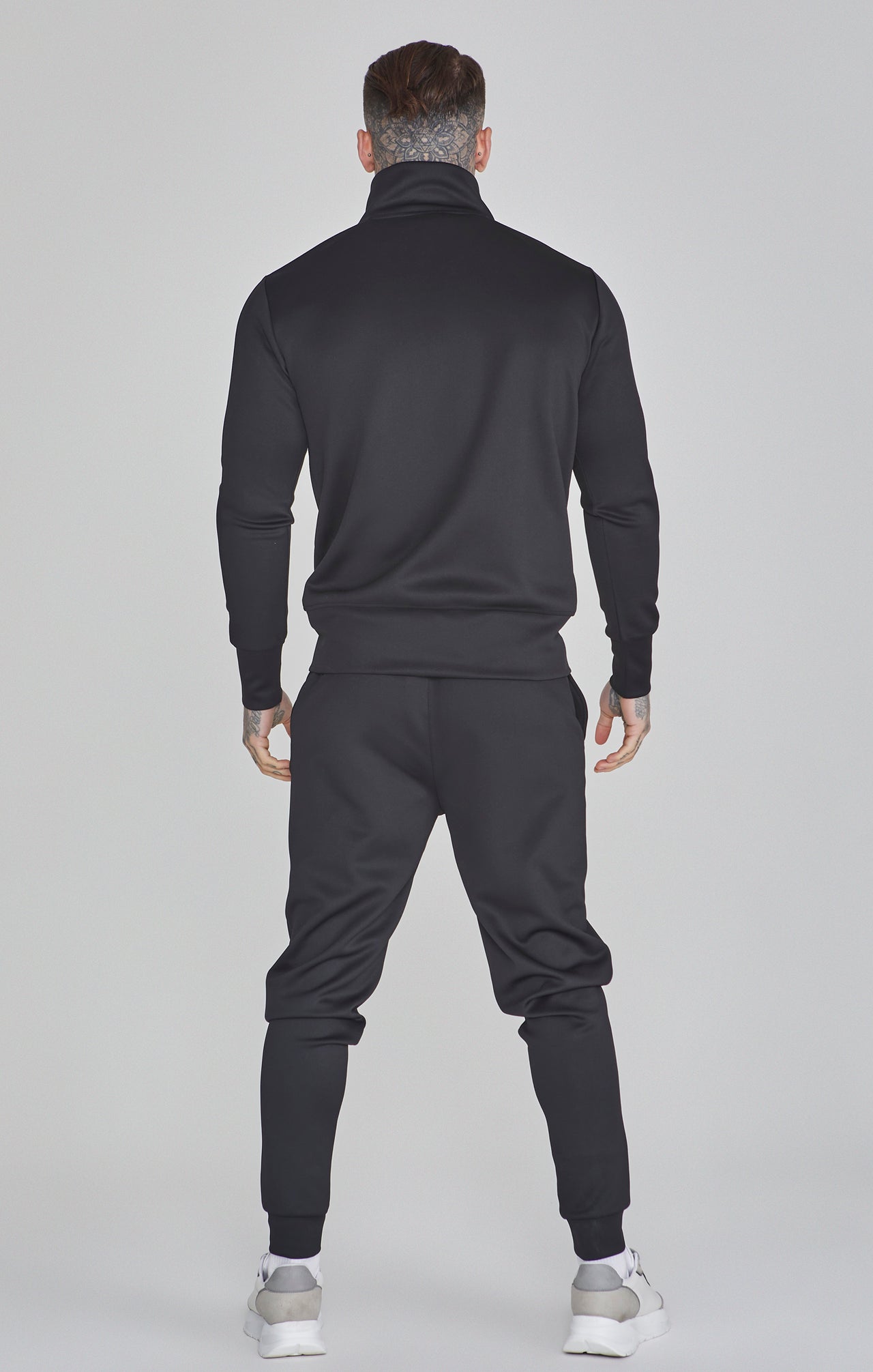 Essentials Poly Track Pants in Black Pants SikSilk