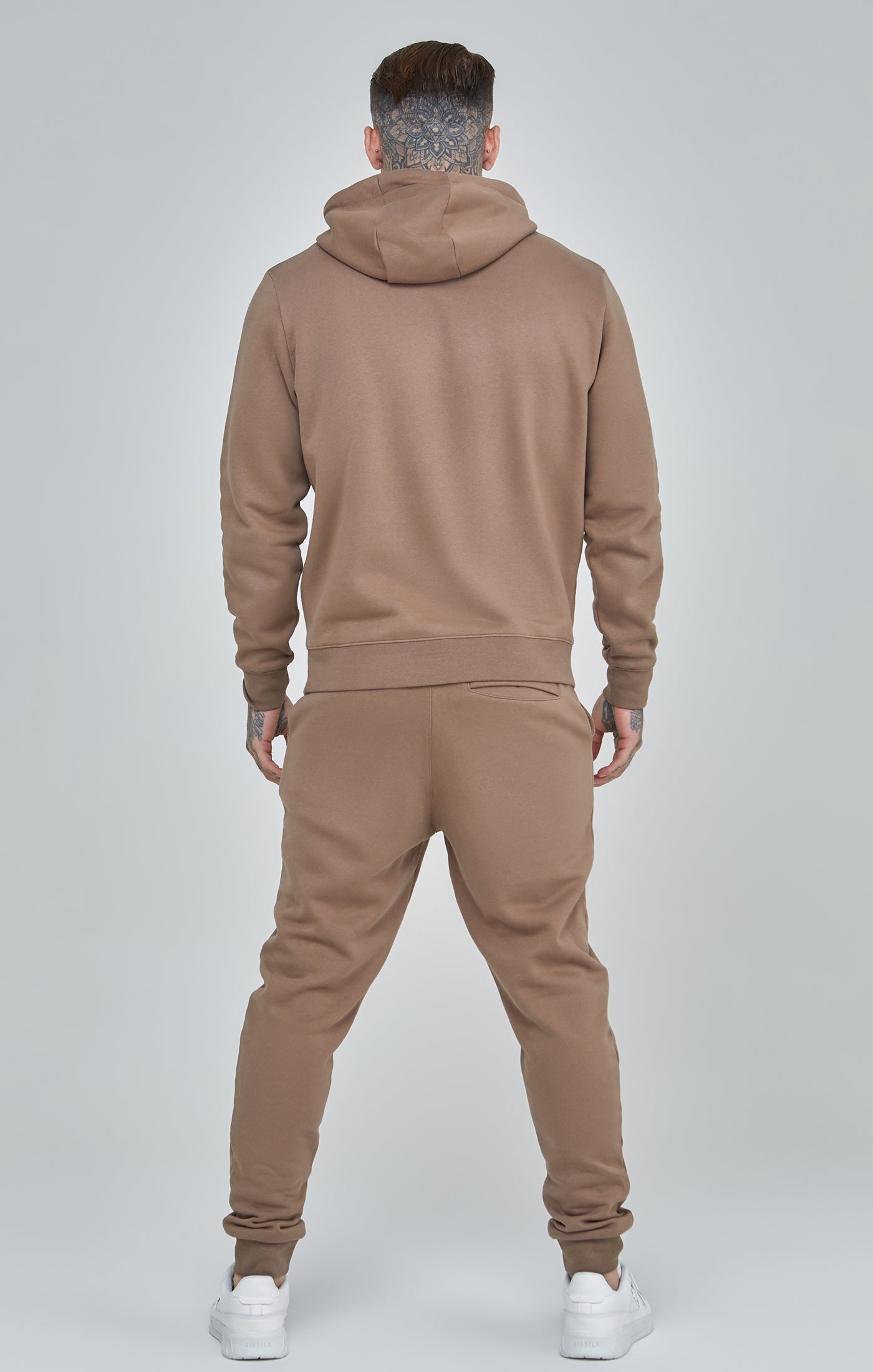 Essentials Joggers in Brown Pants SikSilk