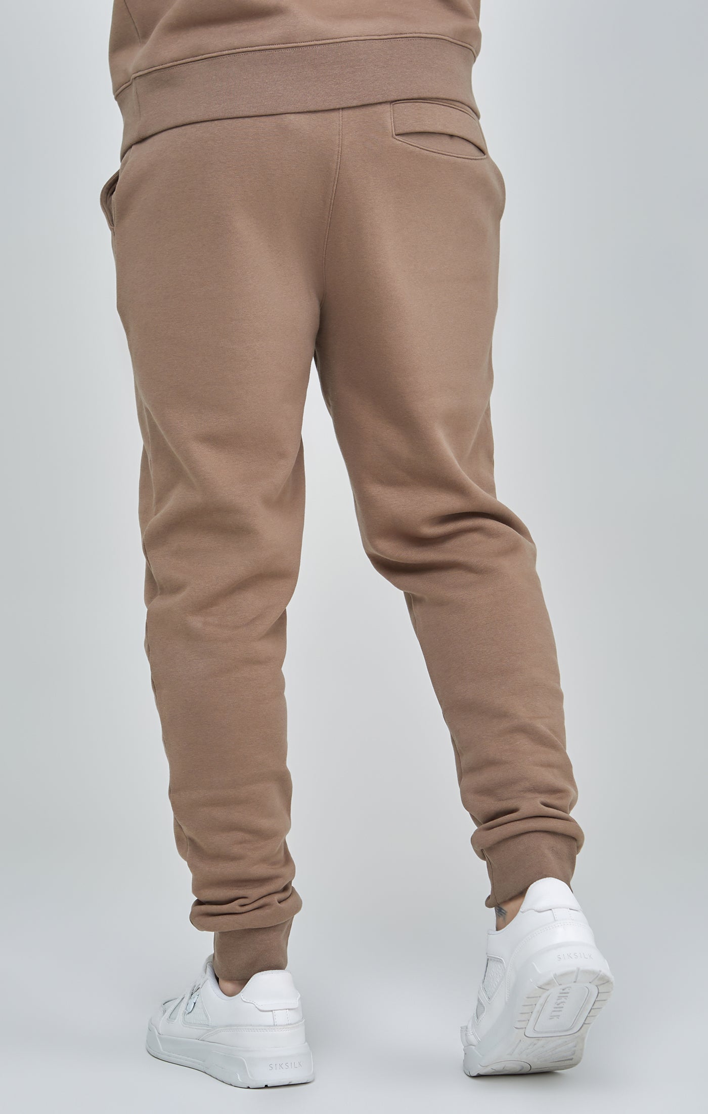 Essentials Joggers in Brown Pants SikSilk