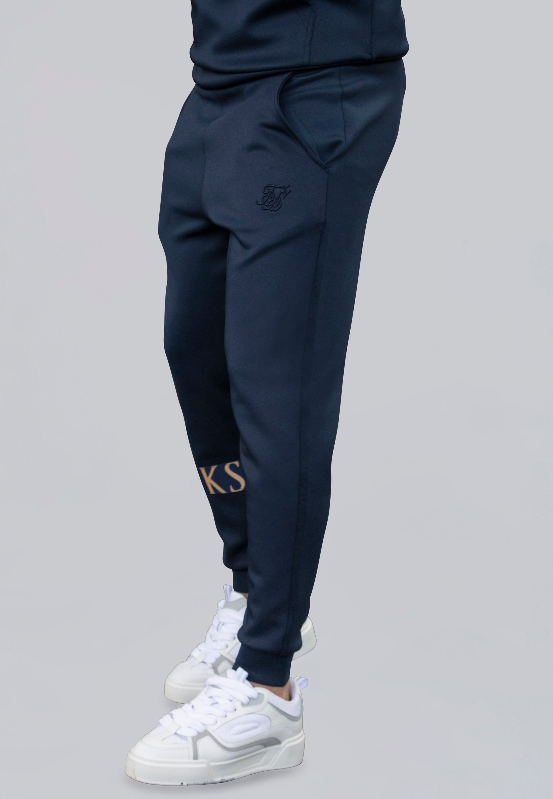 Dynamic Joggers in Navy Pants SikSilk