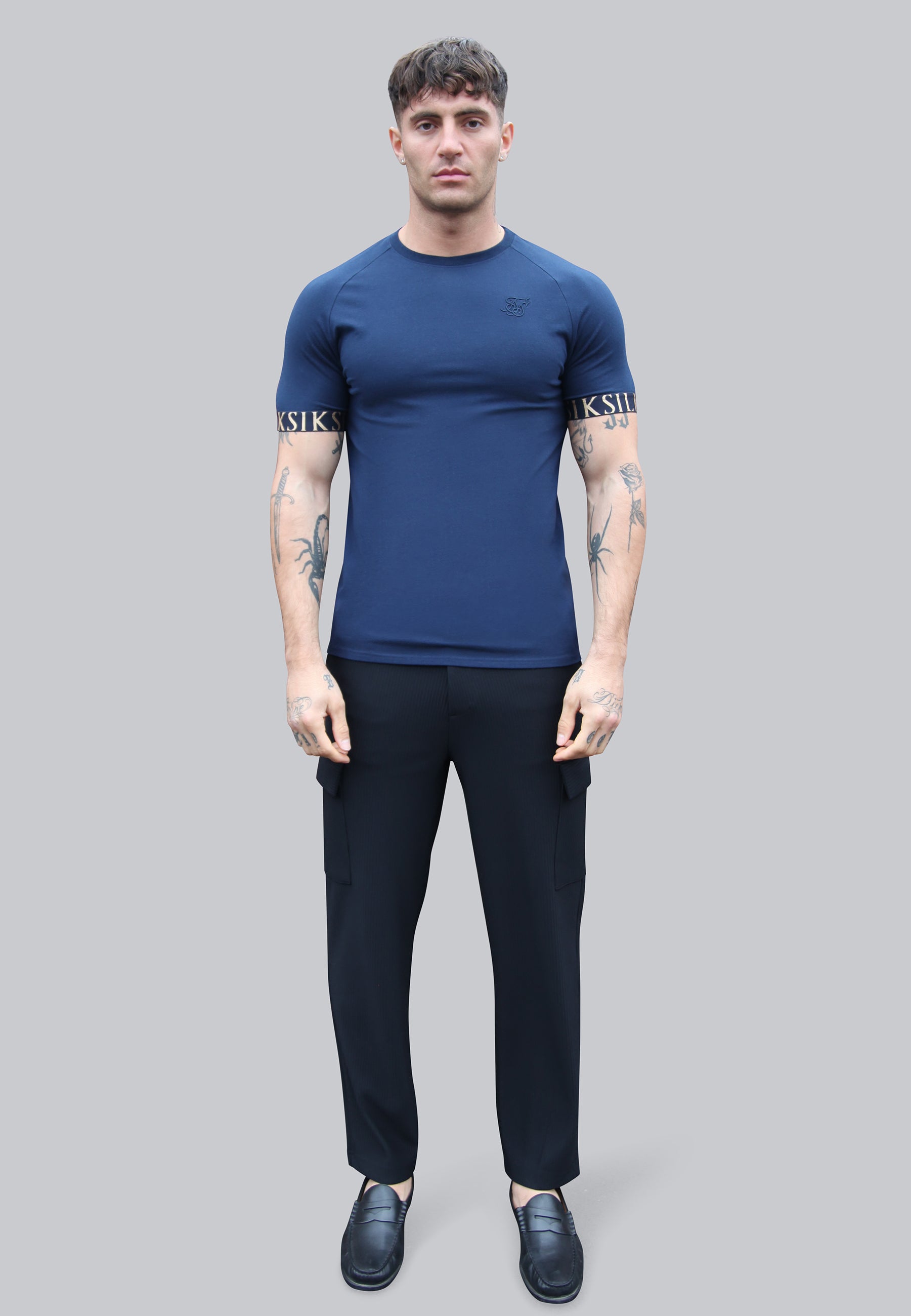 Tech T-Shirt in Navy T-Shirts SikSilk