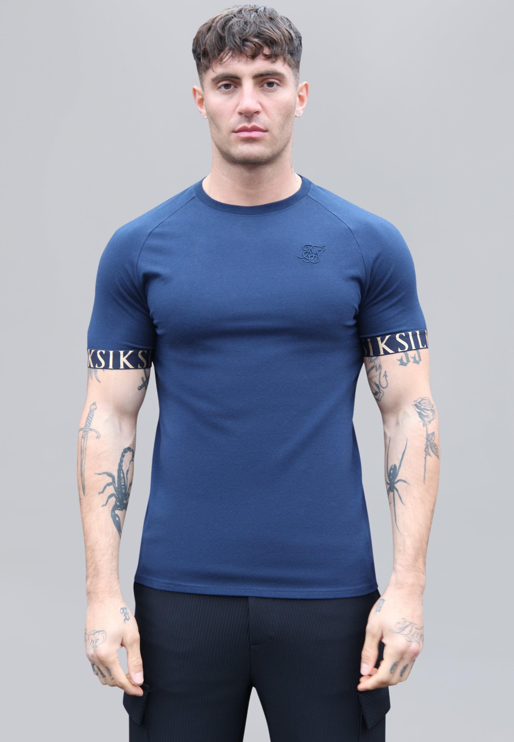 Tech T-Shirt in Navy T-Shirts SikSilk