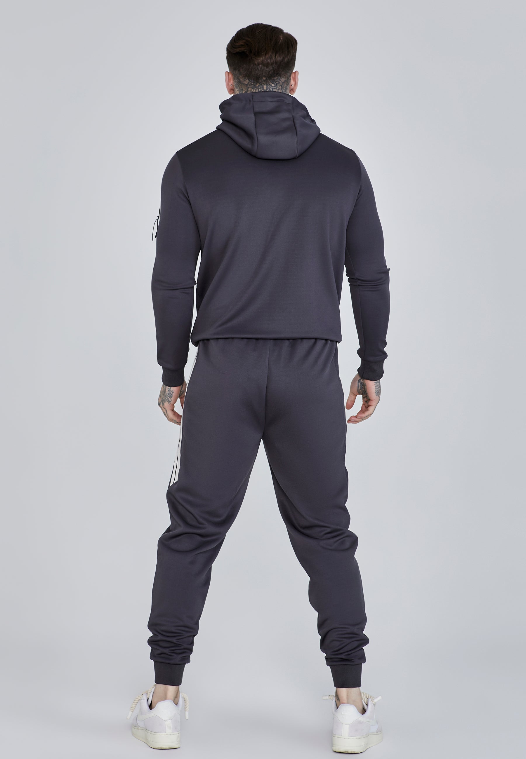 Relaxed Fit Joggers in Grey Pants SikSilk