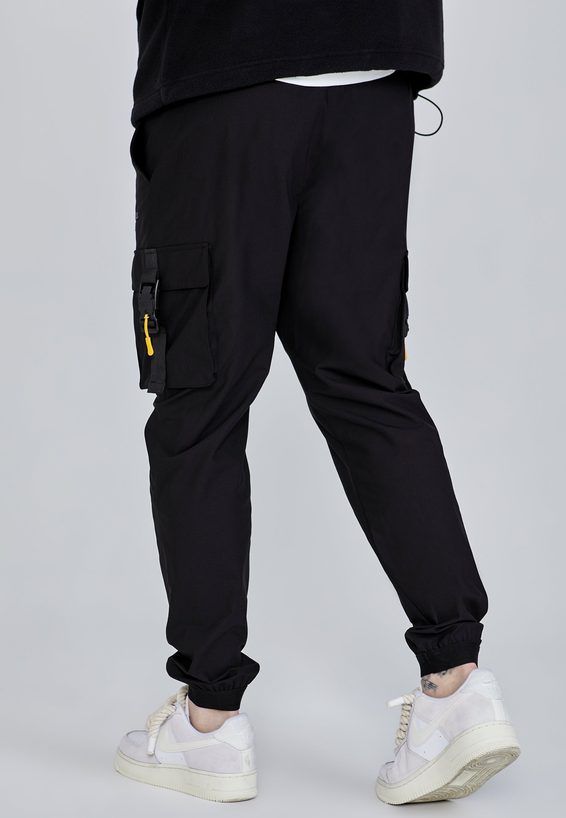 Cargo Pants in Black Pants SikSilk