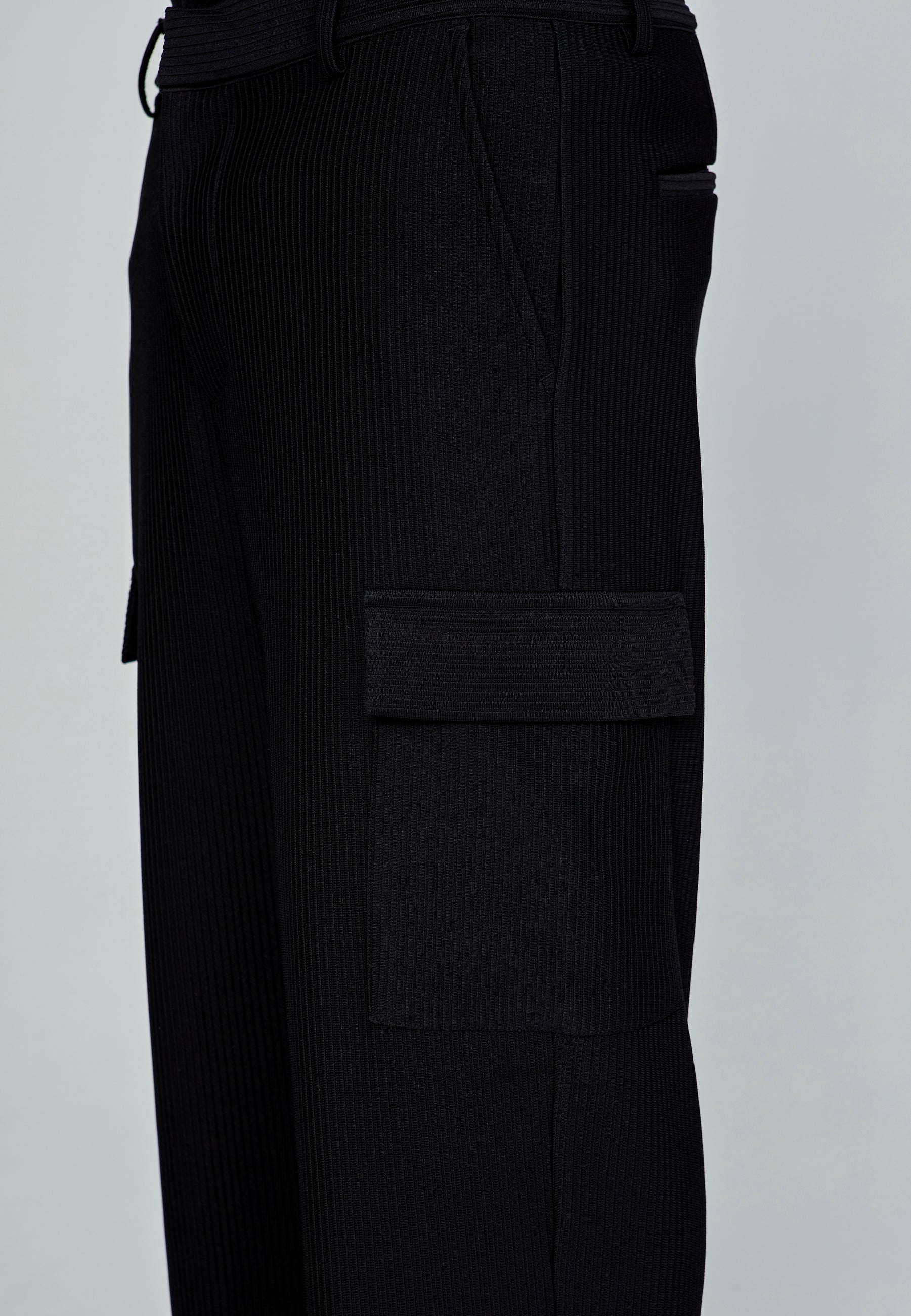 Cargo Pants in Black Pants SikSilk