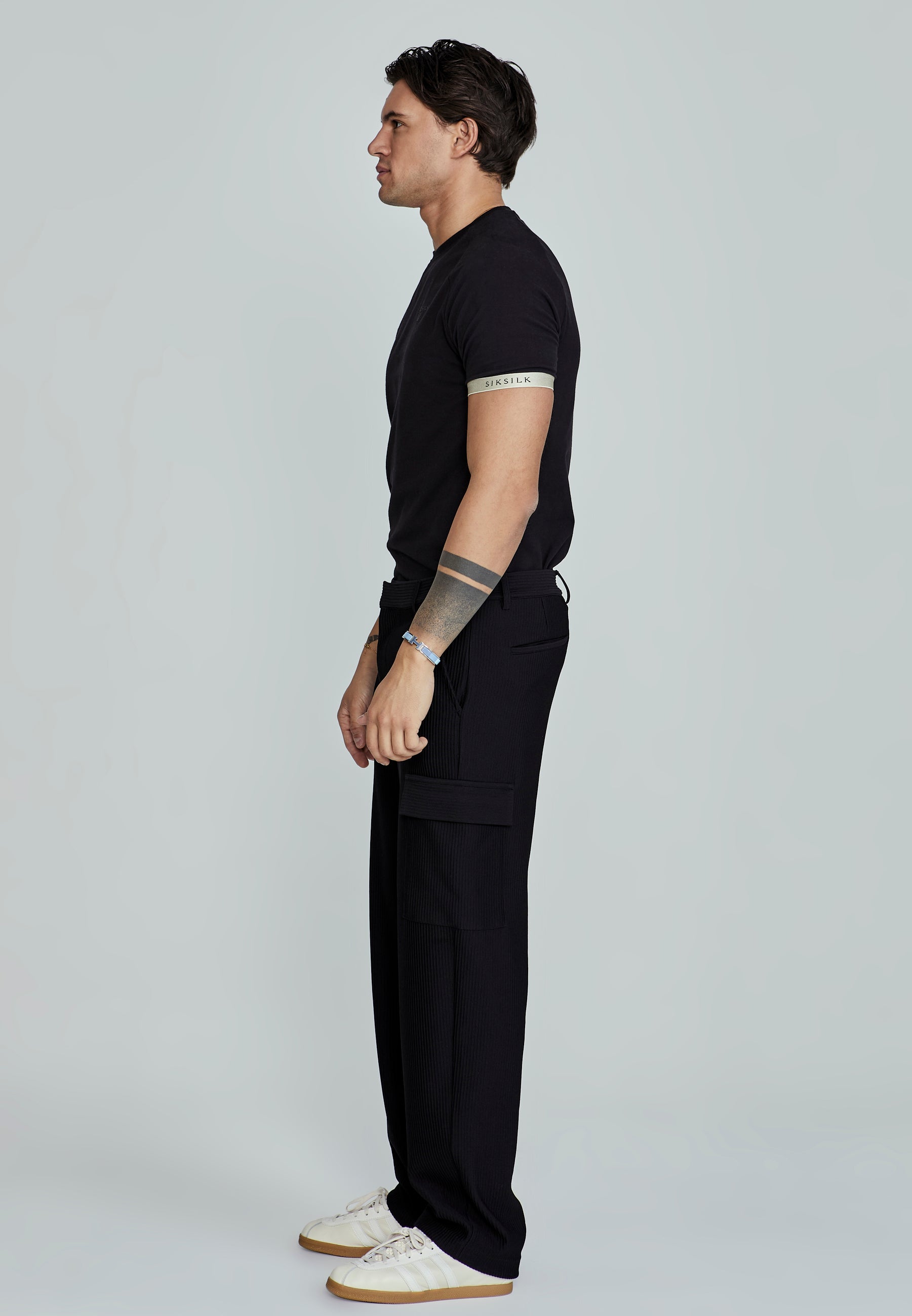 Tech T-Shirt in Black T-Shirts SikSilk