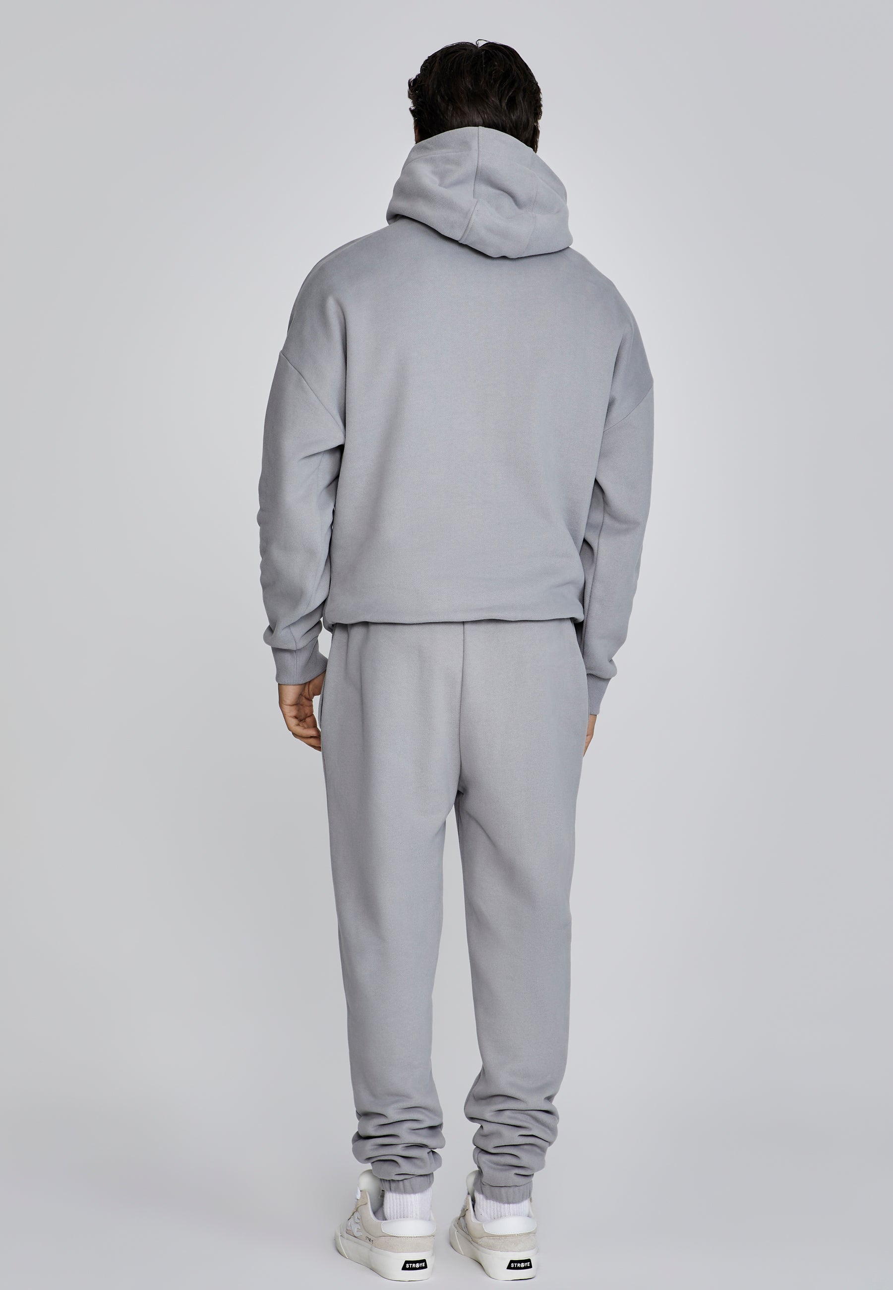 Pullover Hoodie in Grey Hoodie SikSilk