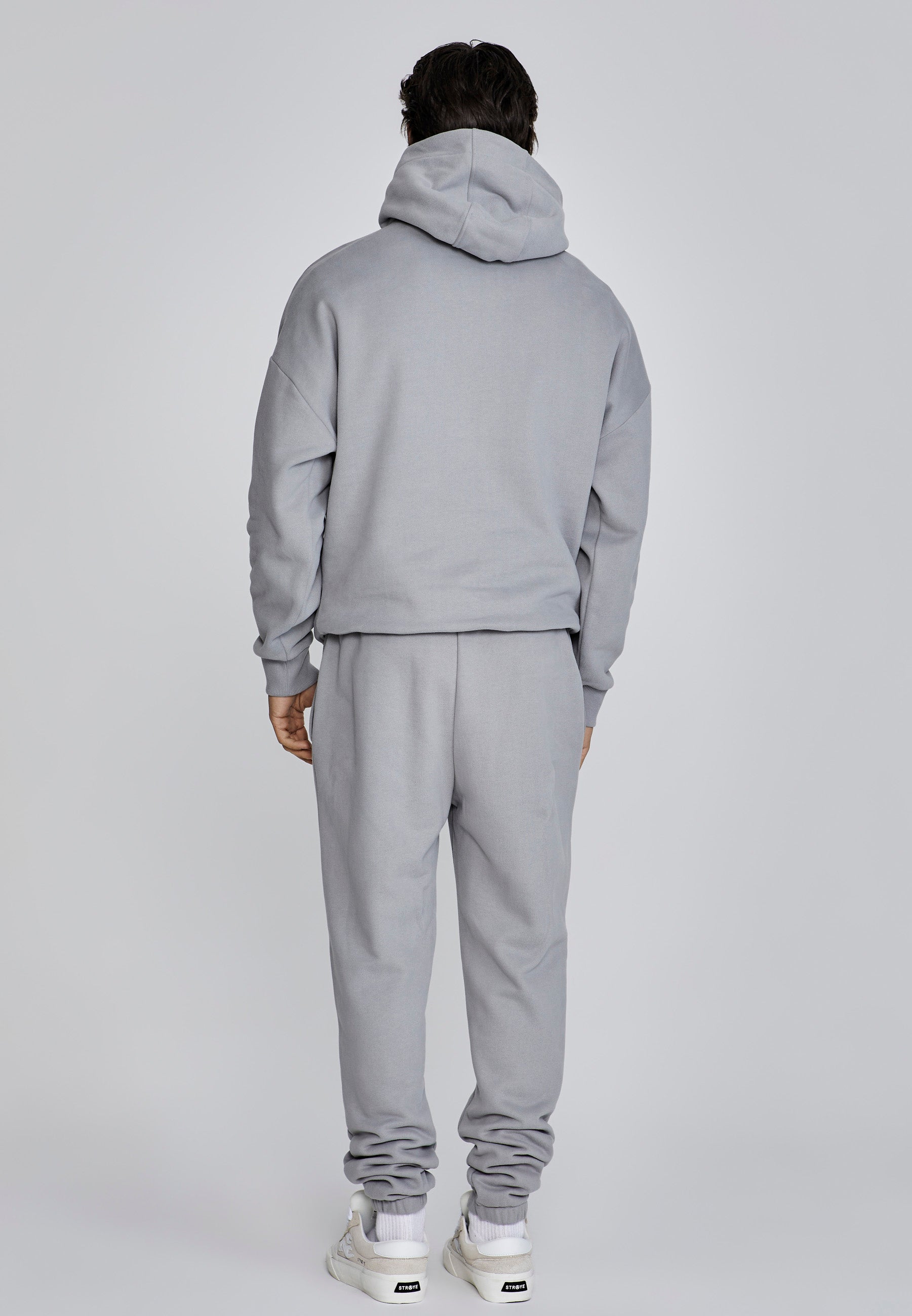 Relaxed Fit Joggers in Grey Pants SikSilk