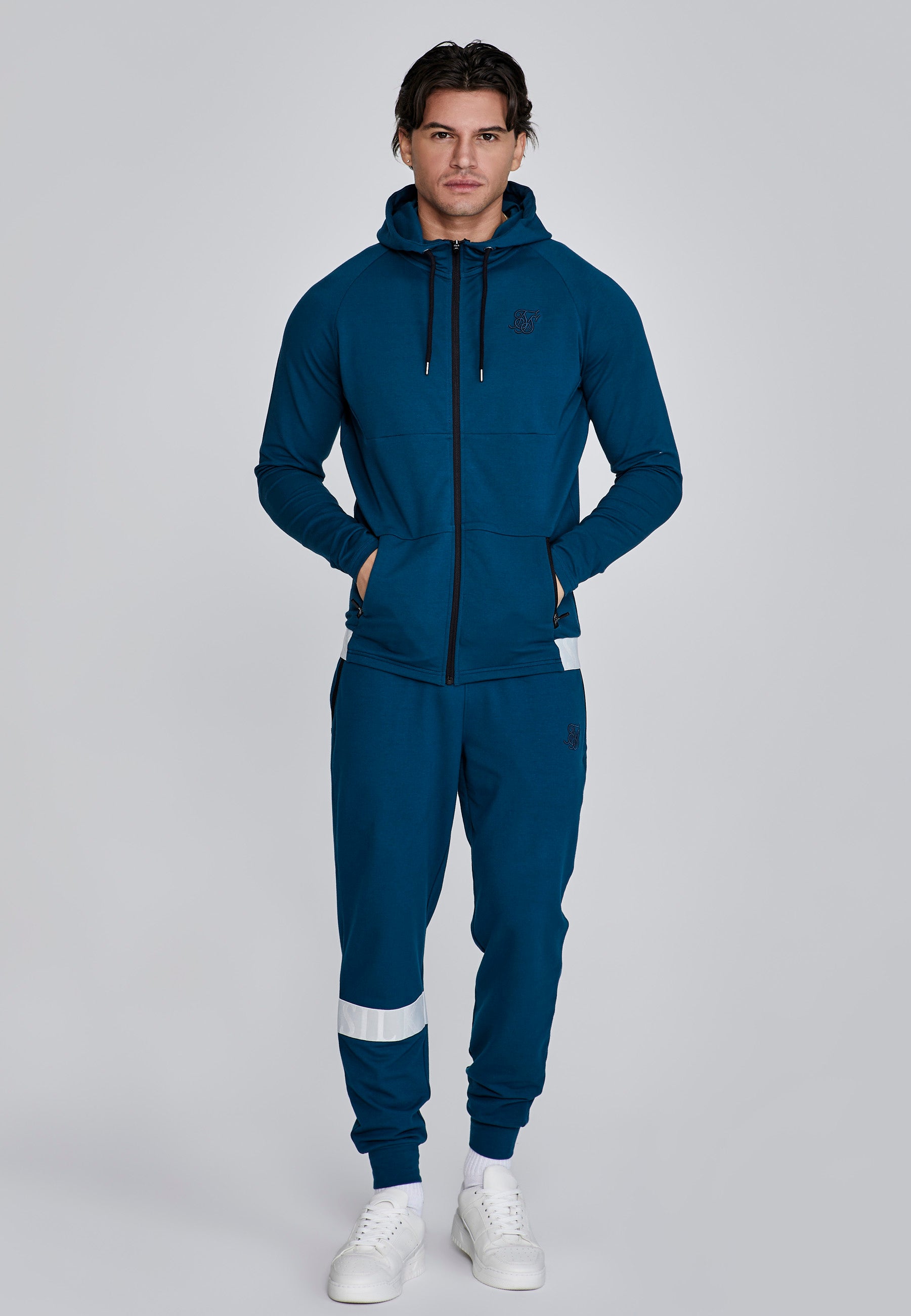 Dynamic Joggers in Blue Pants SikSilk
