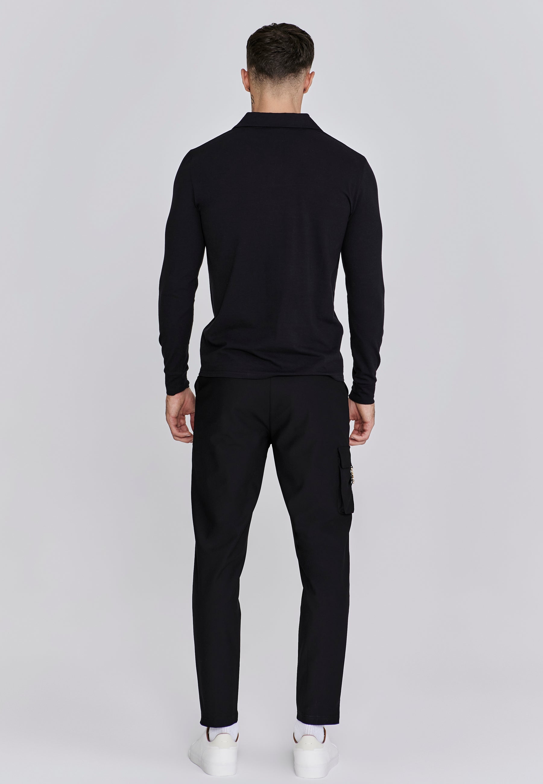 Flight Cargo Pant in Black Pants SikSilk
