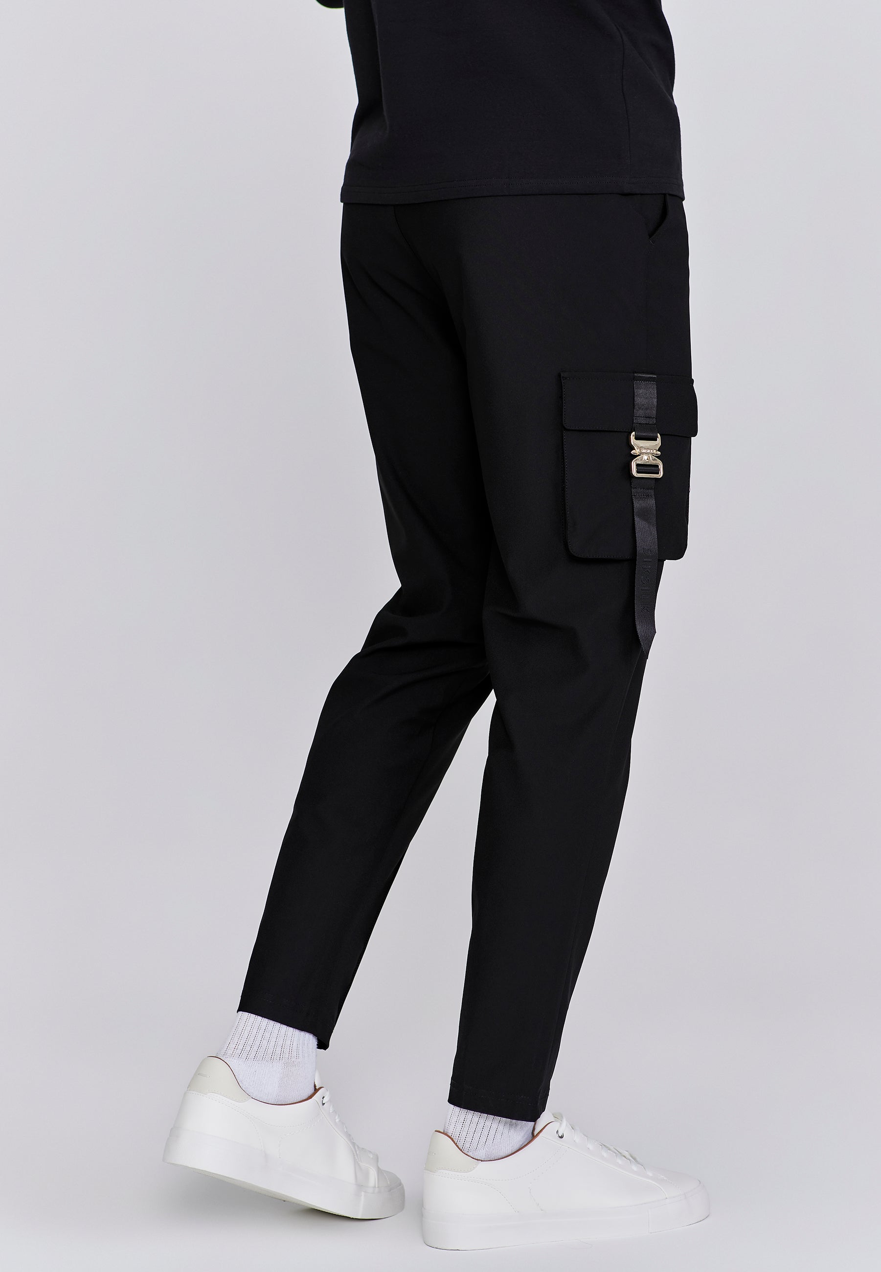 Flight Cargo Pant in Black Pants SikSilk