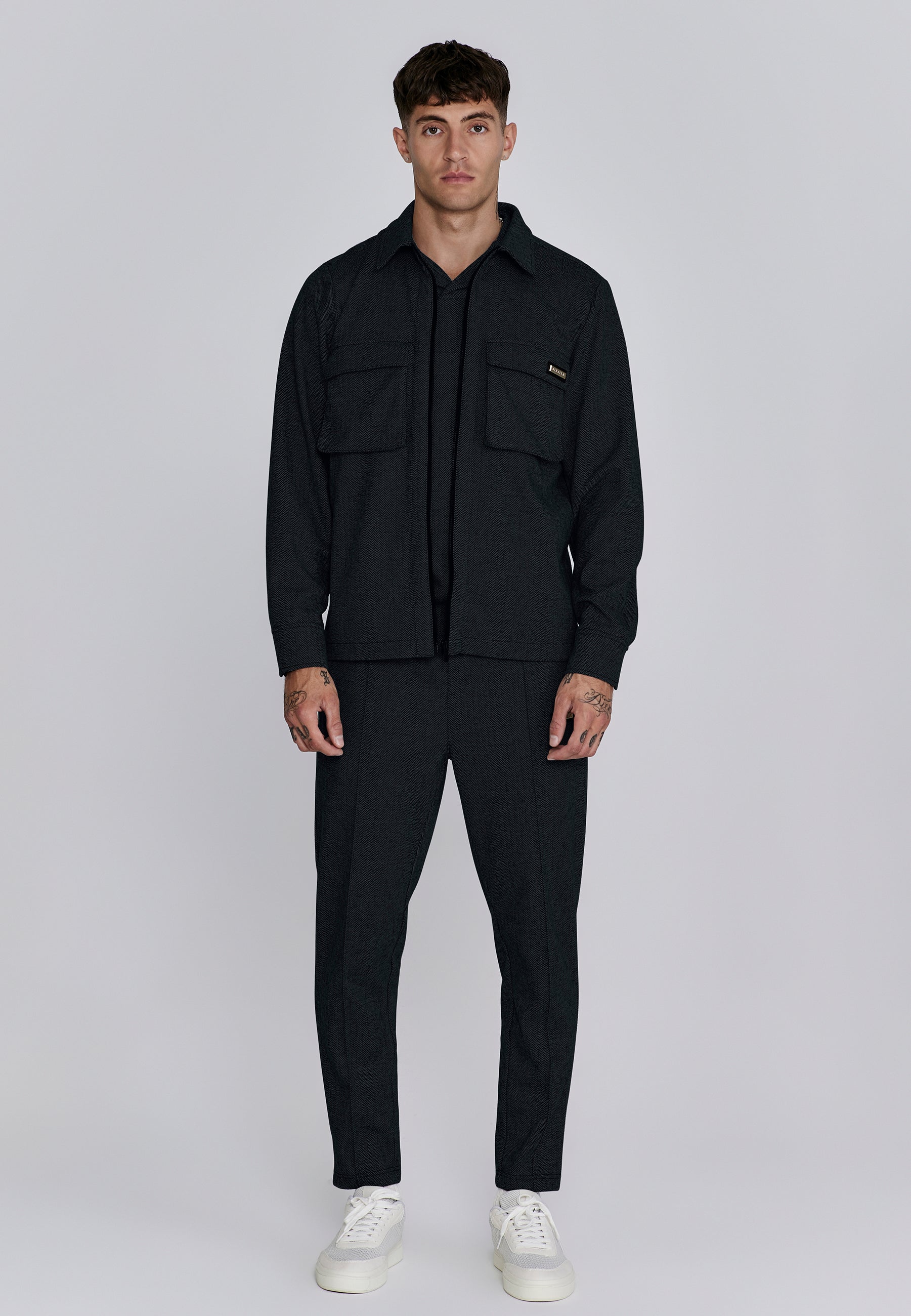 Smart Overshirt in Black Shirts SikSilk