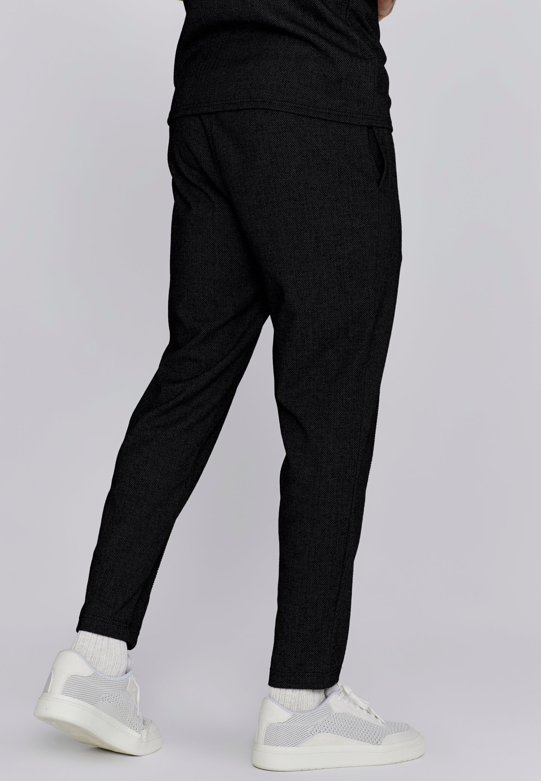 Smart Jogger in Black Pants SikSilk