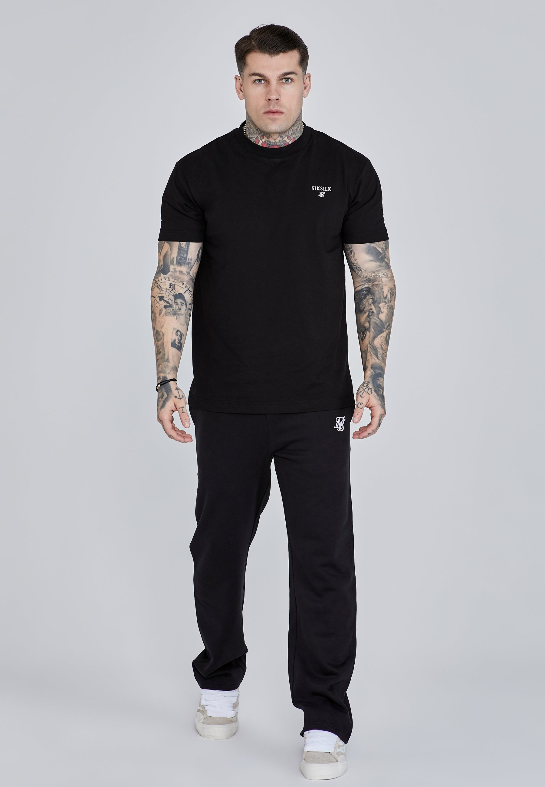 Track Pants in Black Pants SikSilk