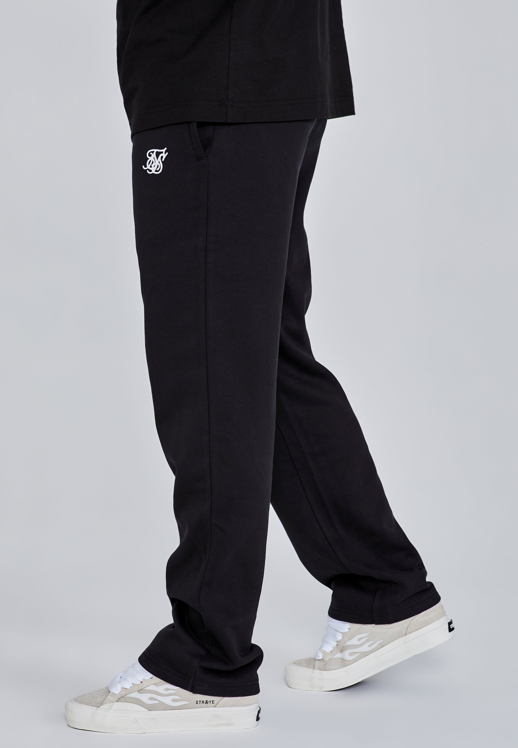 Track Pants in Black Pants SikSilk