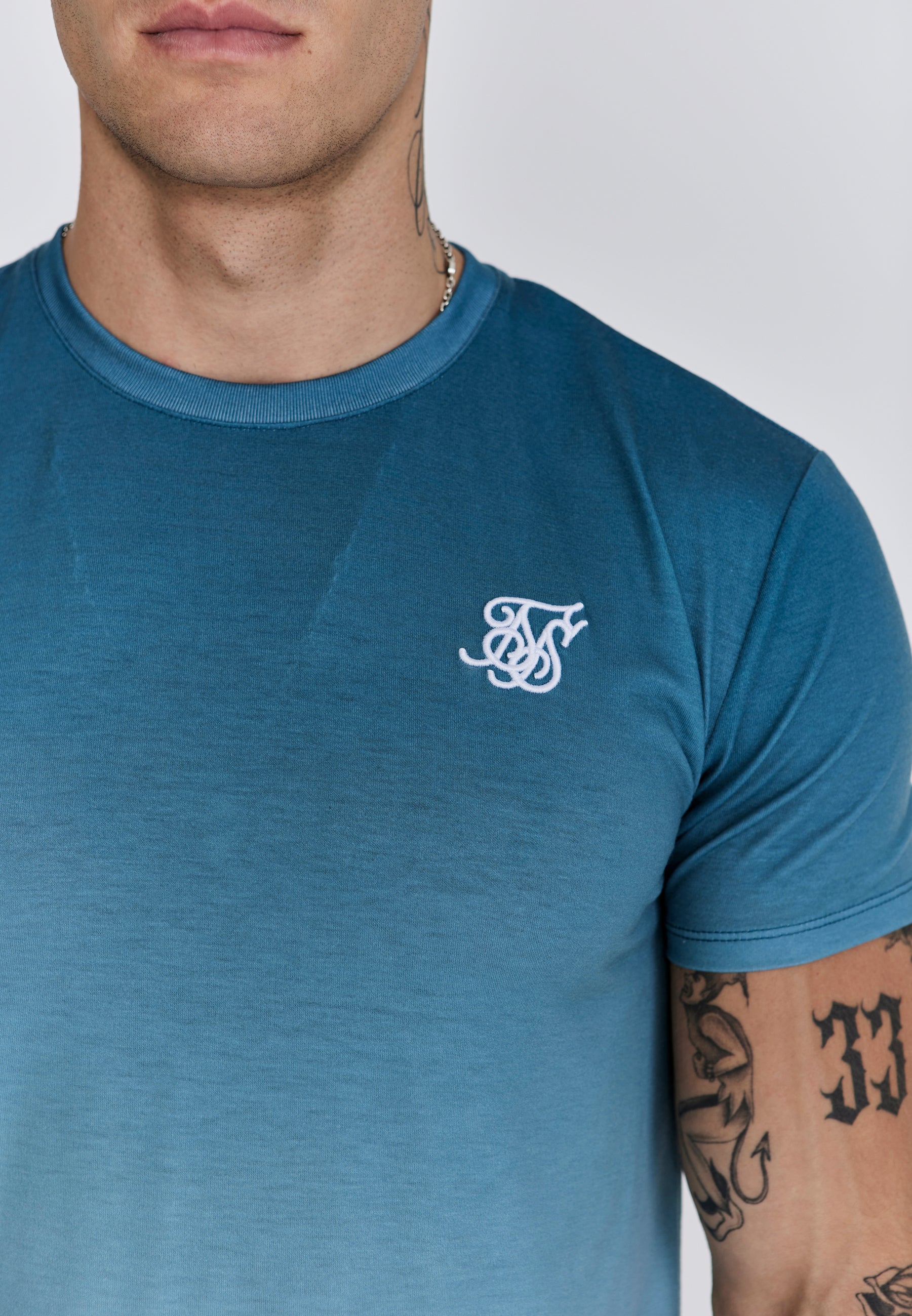 Fade T-Shirt in Green T-Shirts SikSilk