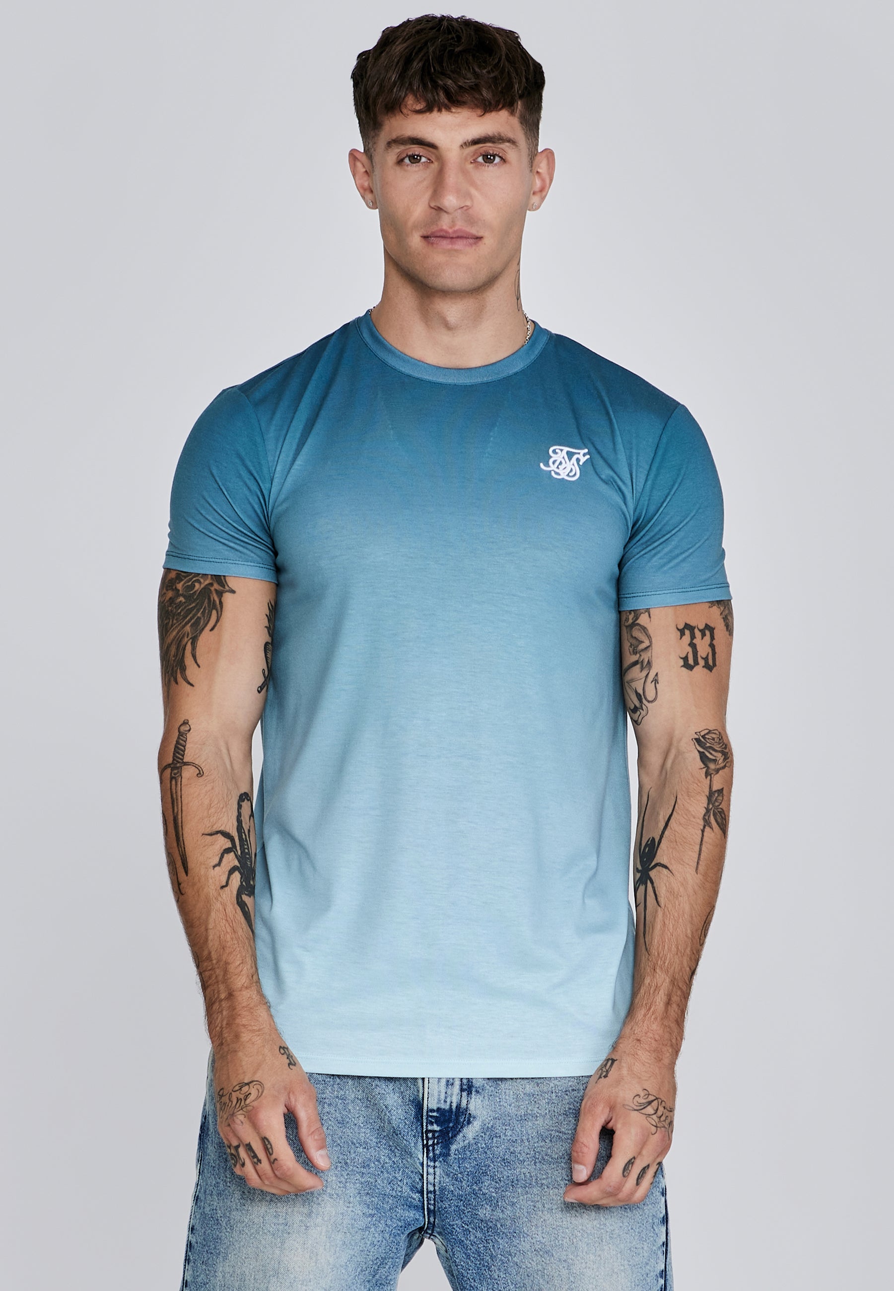 Fade T-Shirt in Green T-Shirts SikSilk