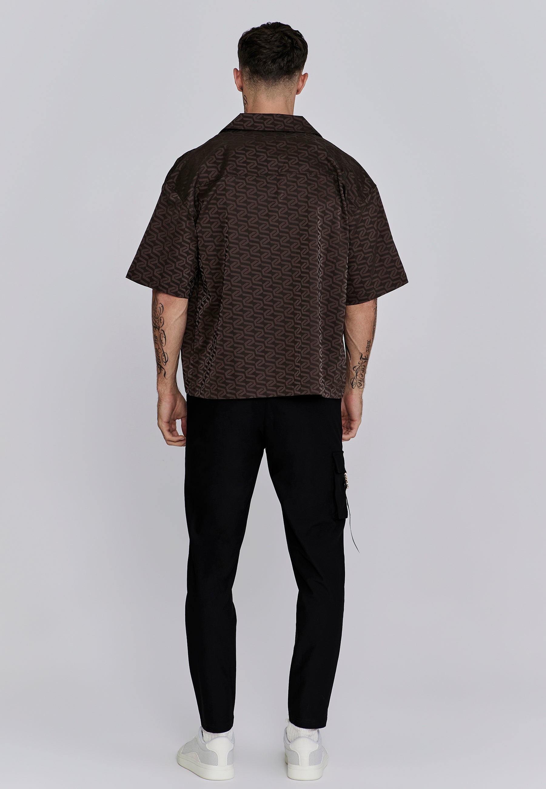 Utility Shirt in Brown Shirts SikSilk