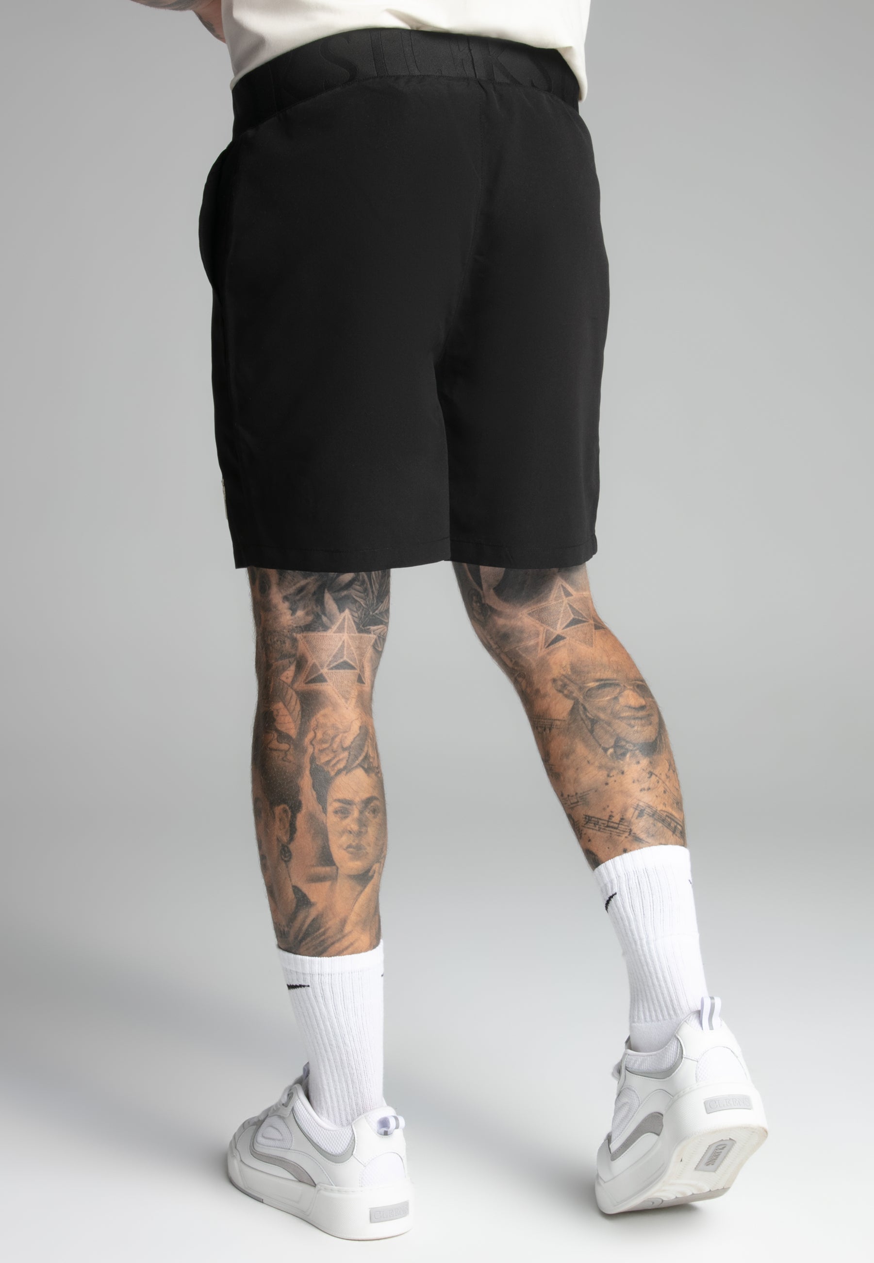 Swim Shorts in Black Swimming trunks SikSilk