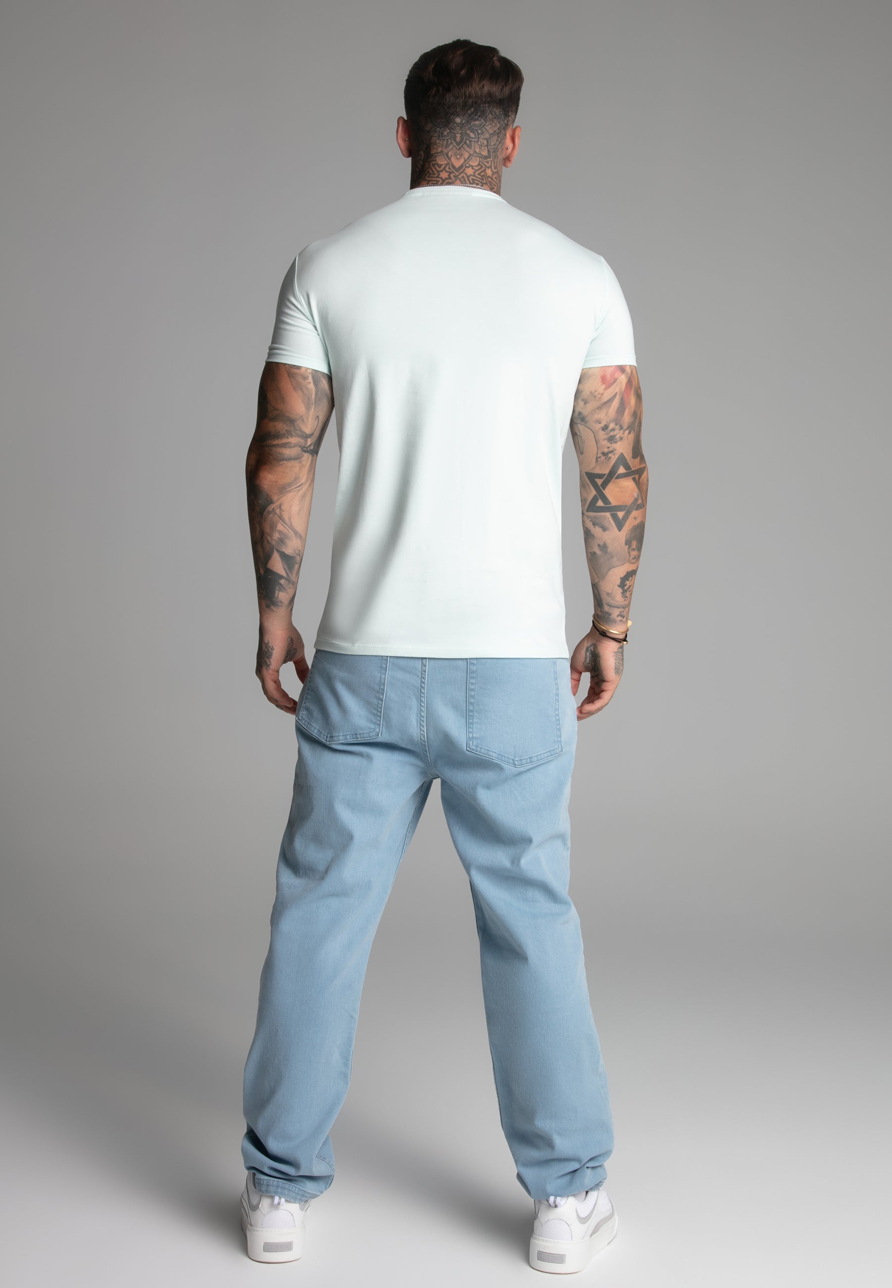 Muscle Fit T-Shirt in Green T-Shirts SikSilk