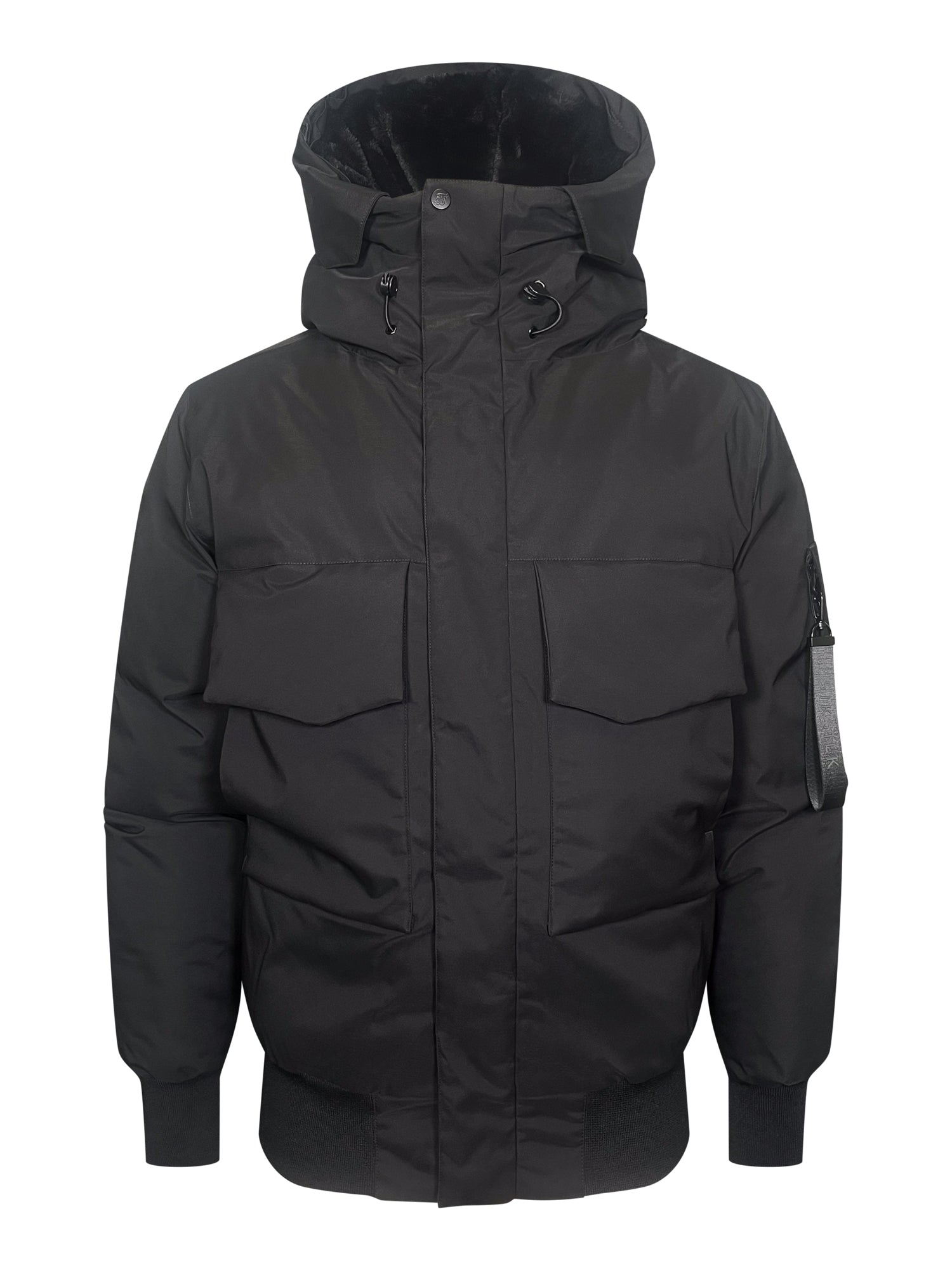 Parka in Black Jackets SikSilk