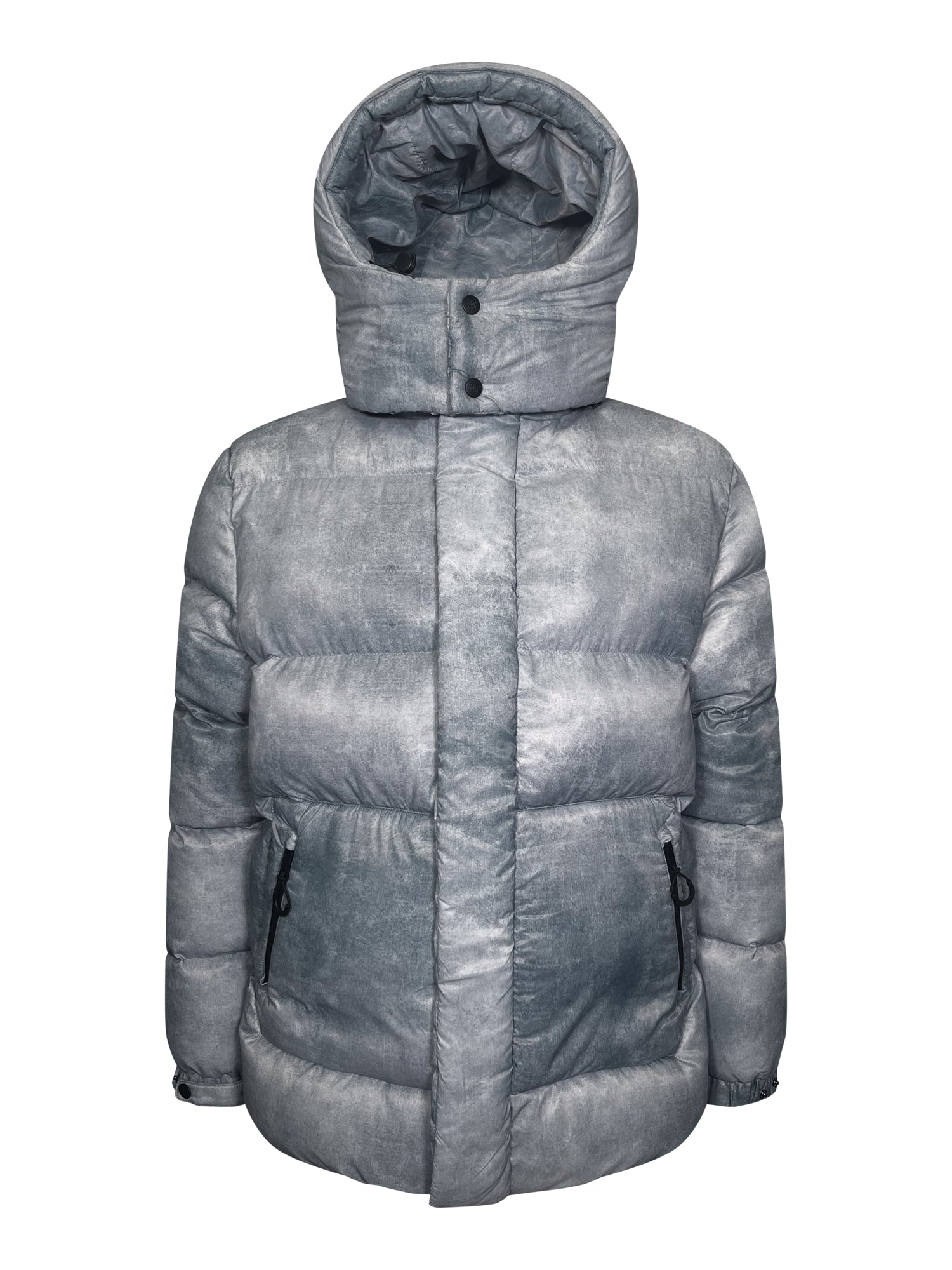 Puffer Jacket in Light Grey Jackets SikSilk