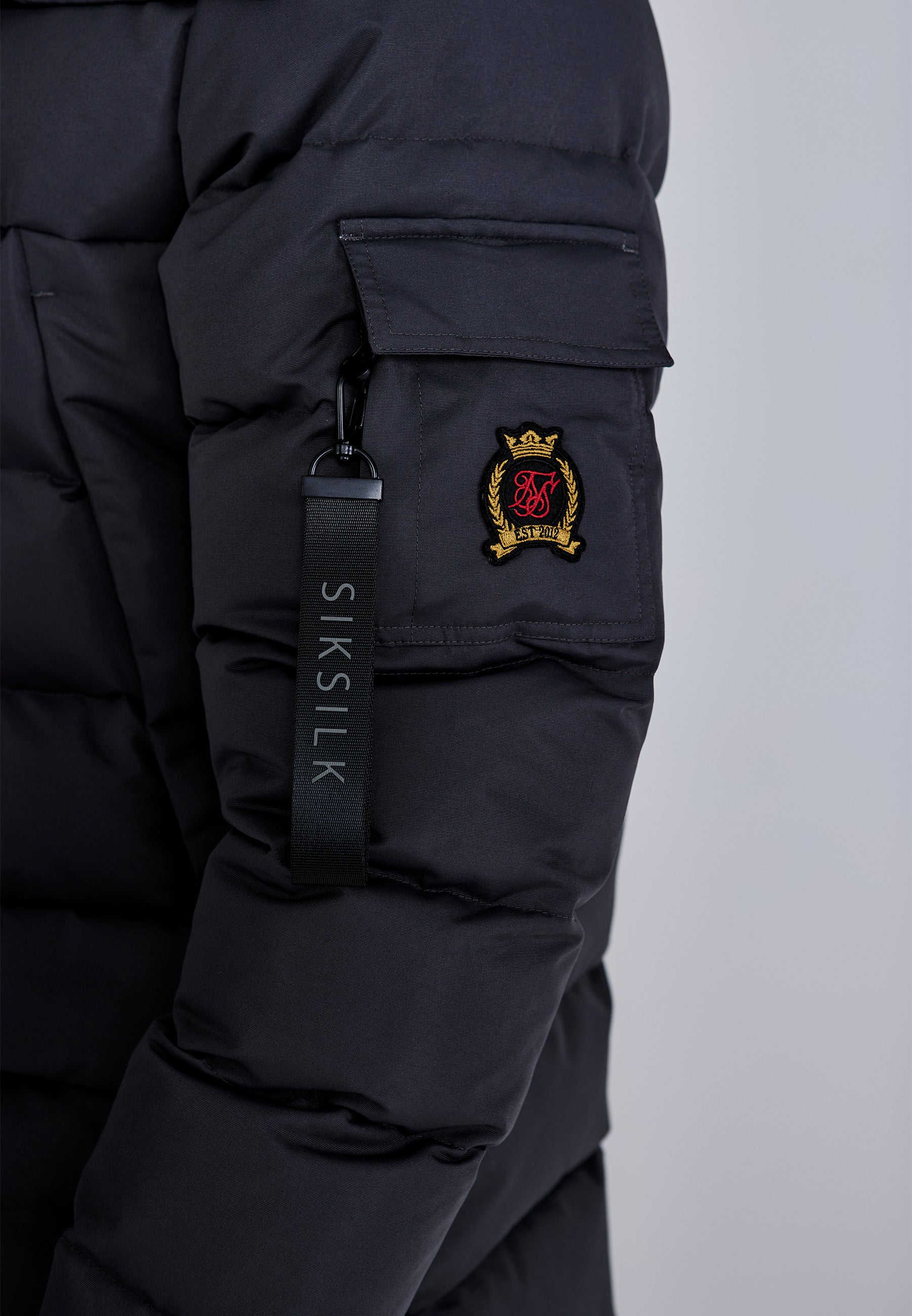 Parka in Grey Jackets SikSilk