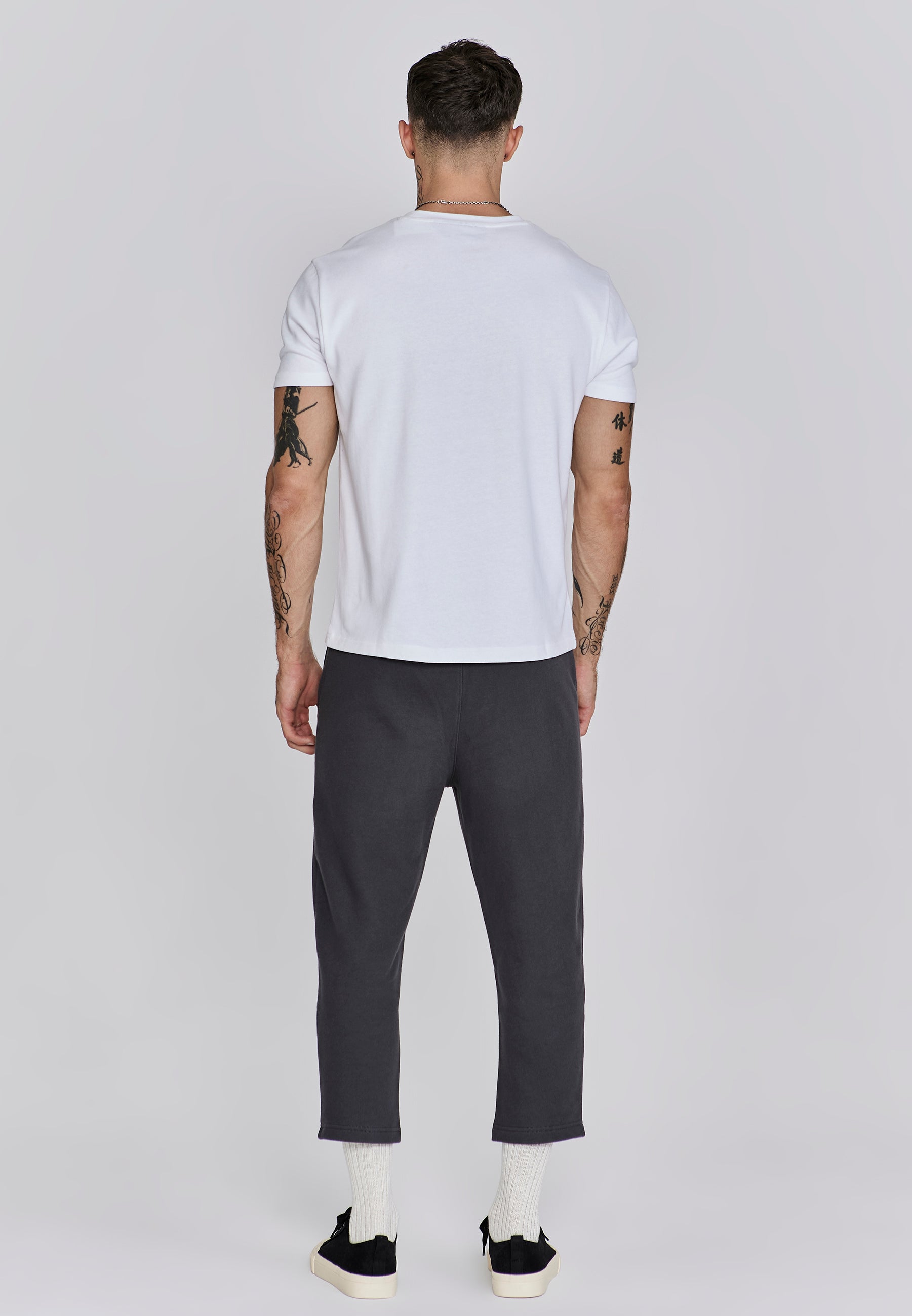 Relaxed Fit T-Shirt in White T-Shirts SikSilk