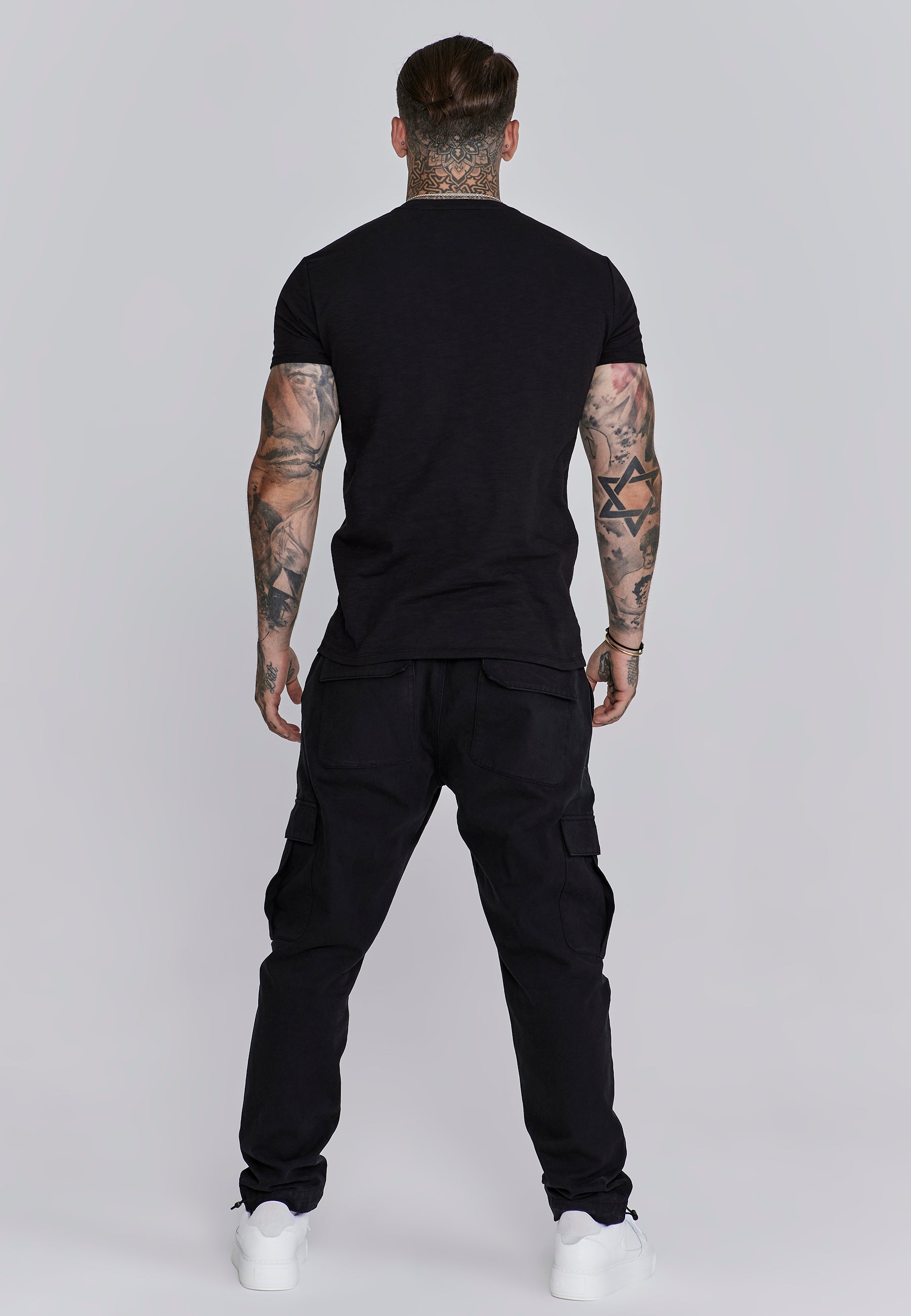 Relaxed Fit T-Shirt in Black T-Shirts SikSilk