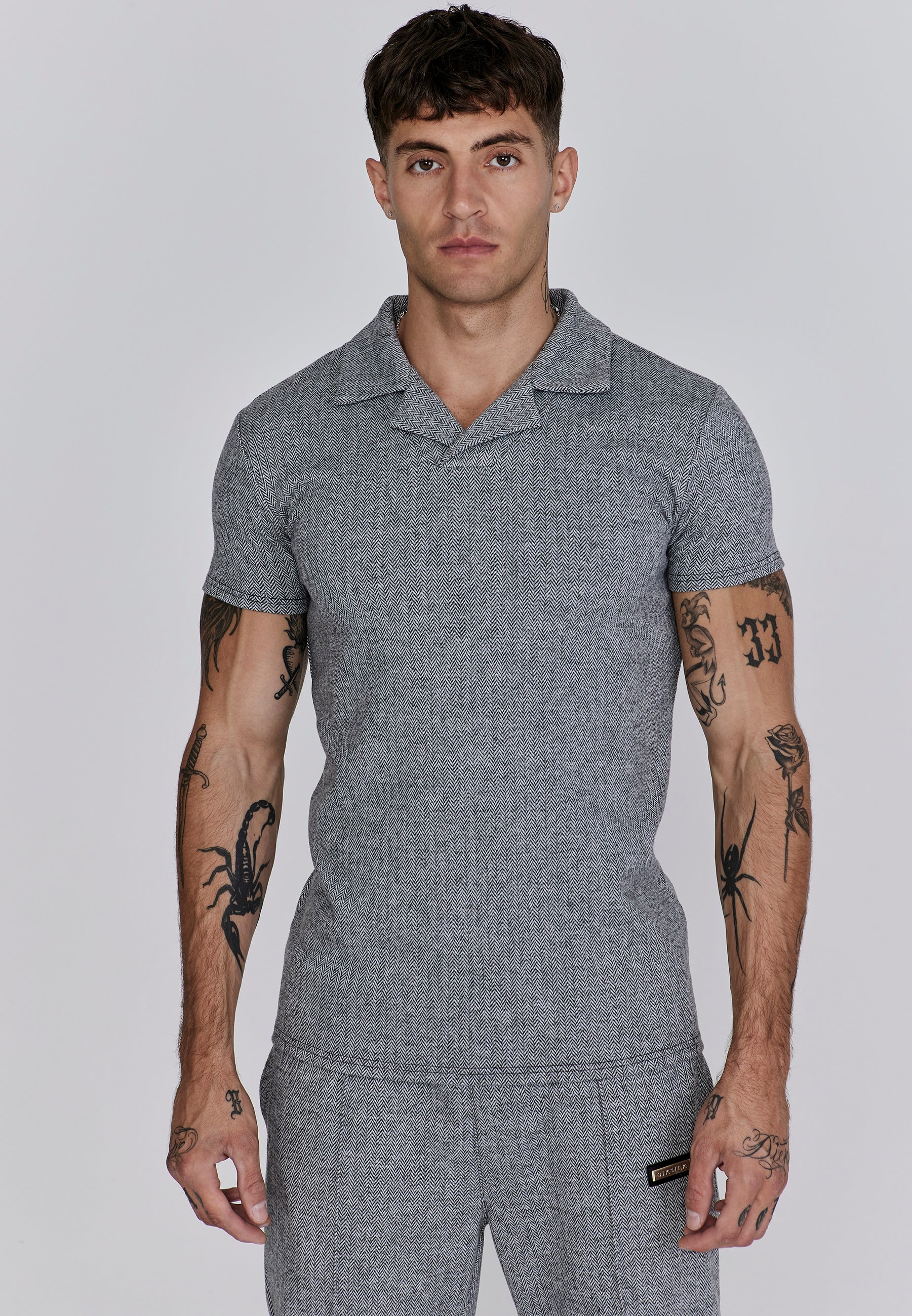 Smart T-Shirt in Grey T-Shirts SikSilk
