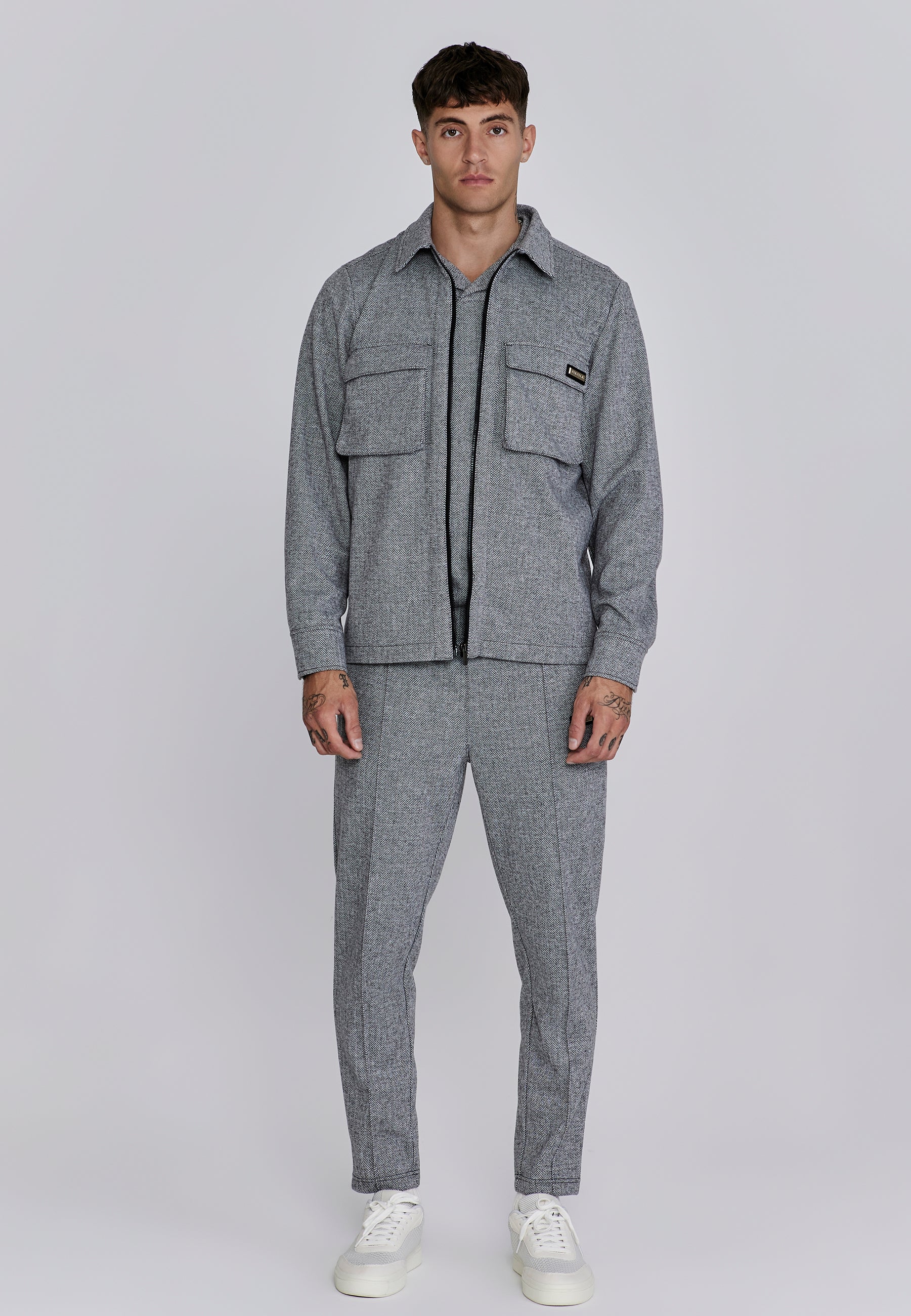 Smart Overshirt in Grey Shirts SikSilk