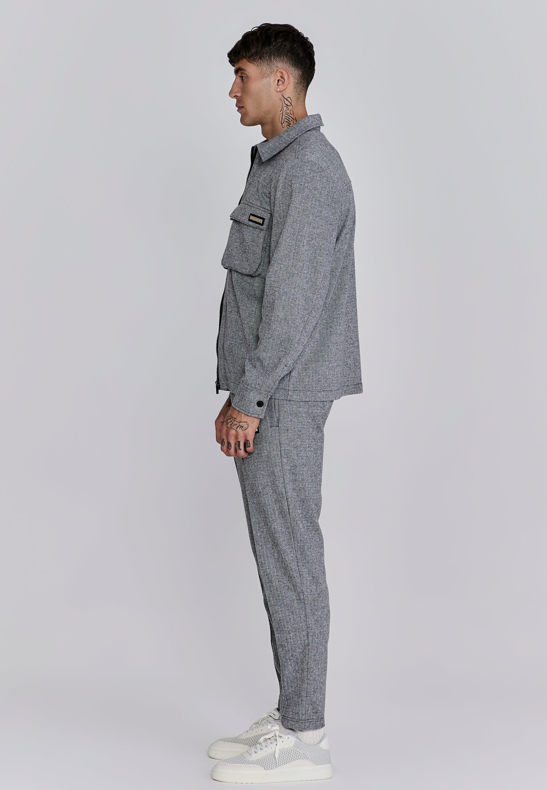 Smart Overshirt in Grey Shirts SikSilk