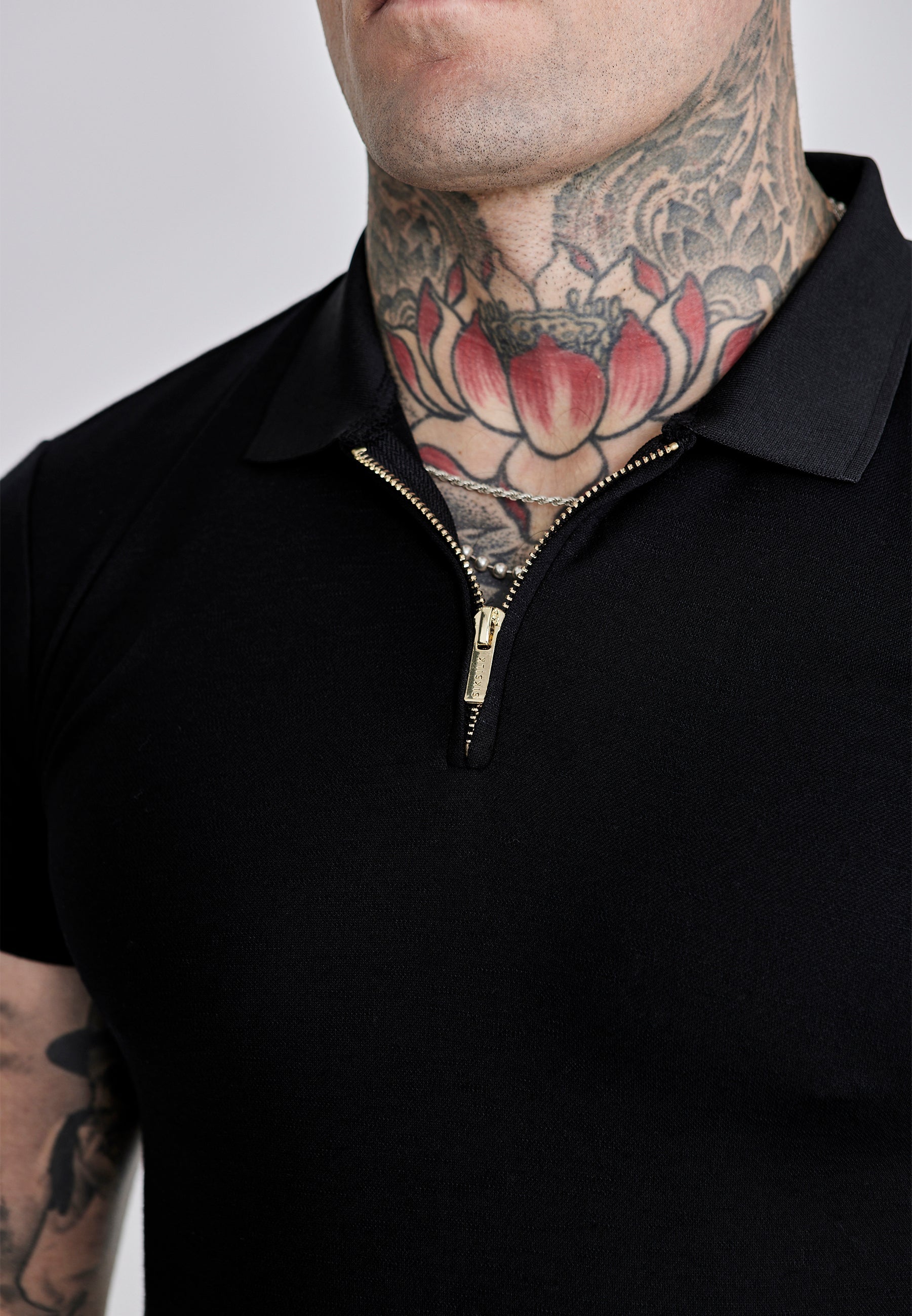 Smart Polo in Black T-Shirts SikSilk