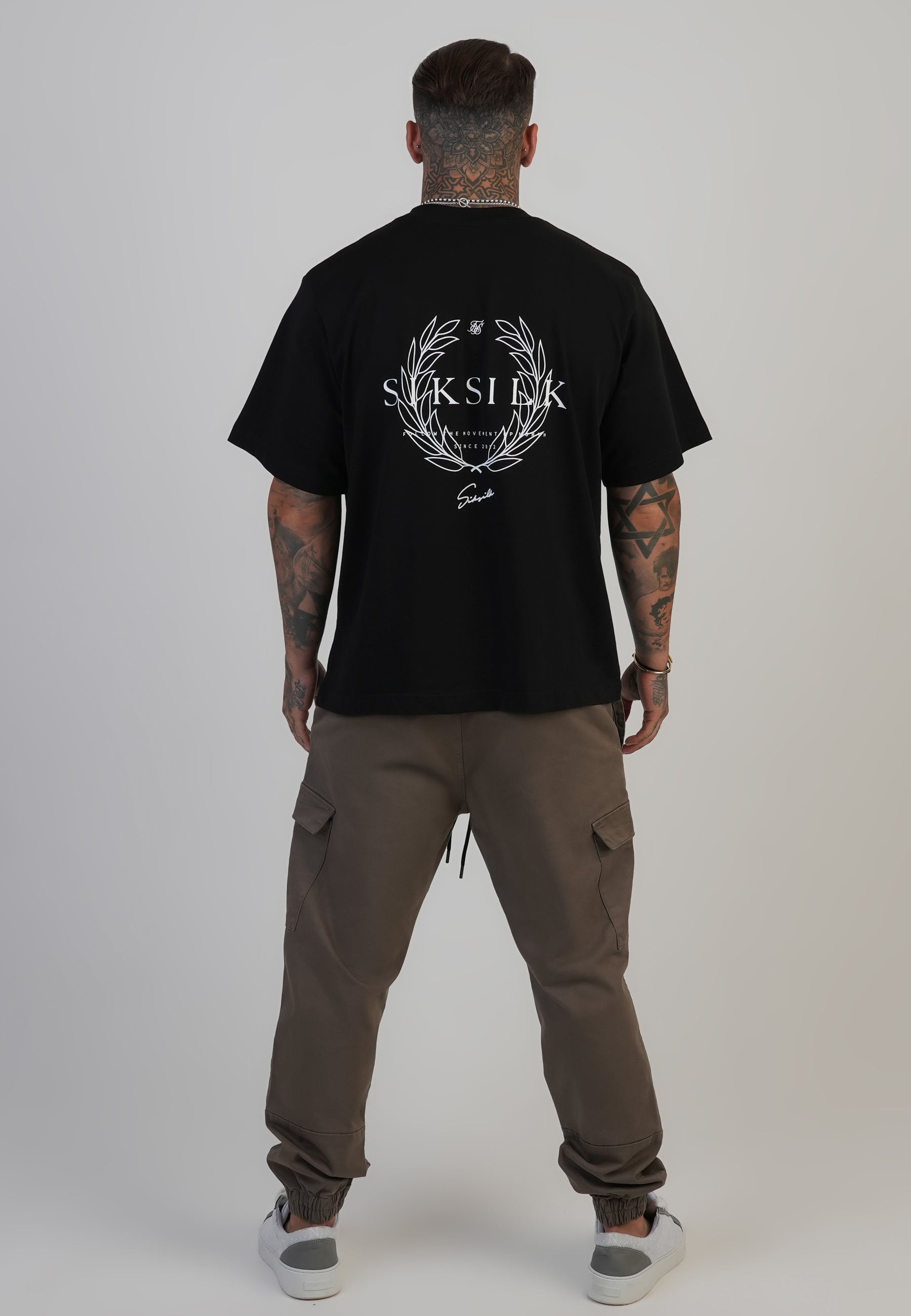 Slim Fit Cargos in Brown Pants SikSilk