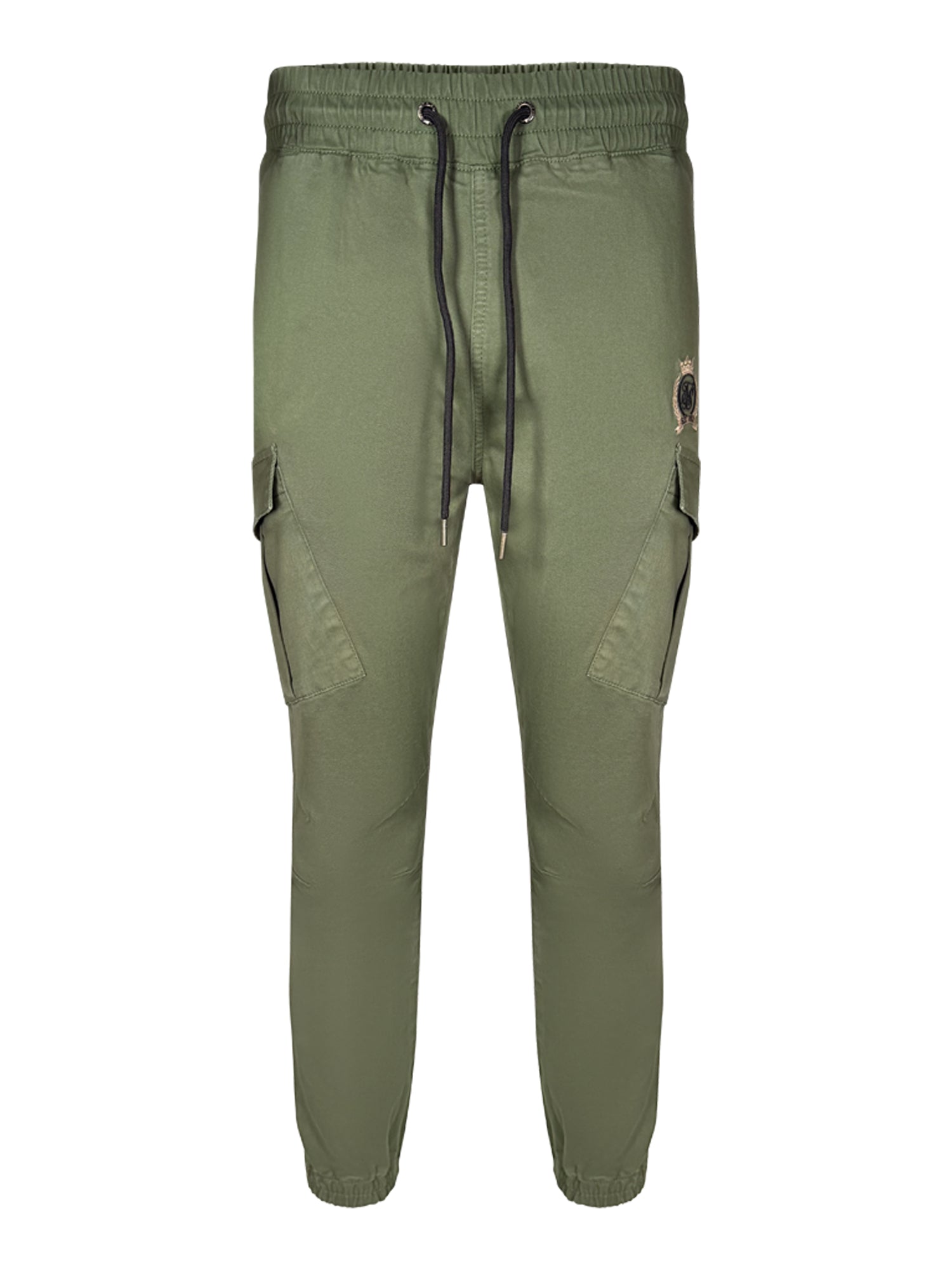 Slim Fit Cargos in Khaki Green Pants SikSilk