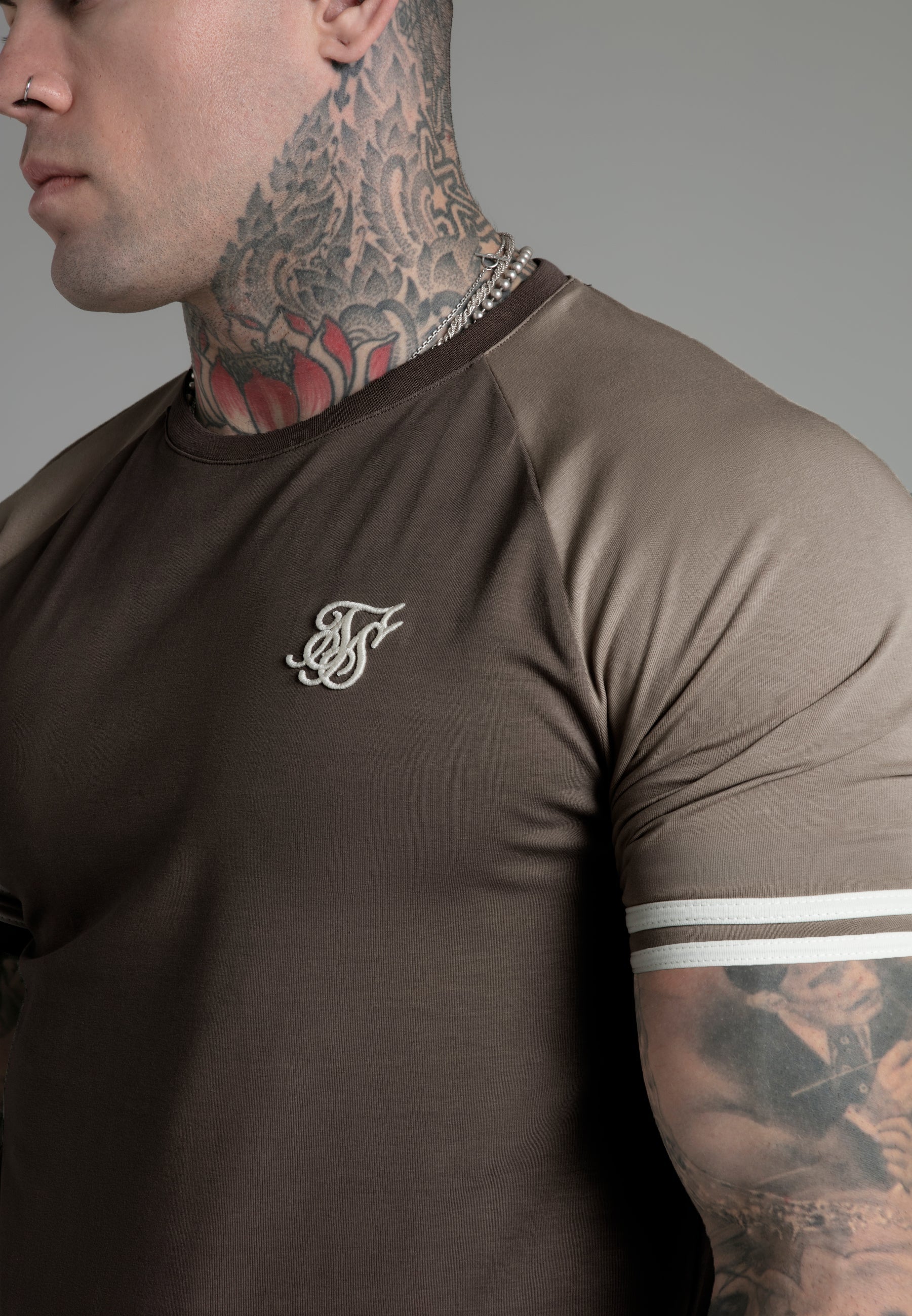 Tournament T-Shirt in Brown T-Shirts SikSilk