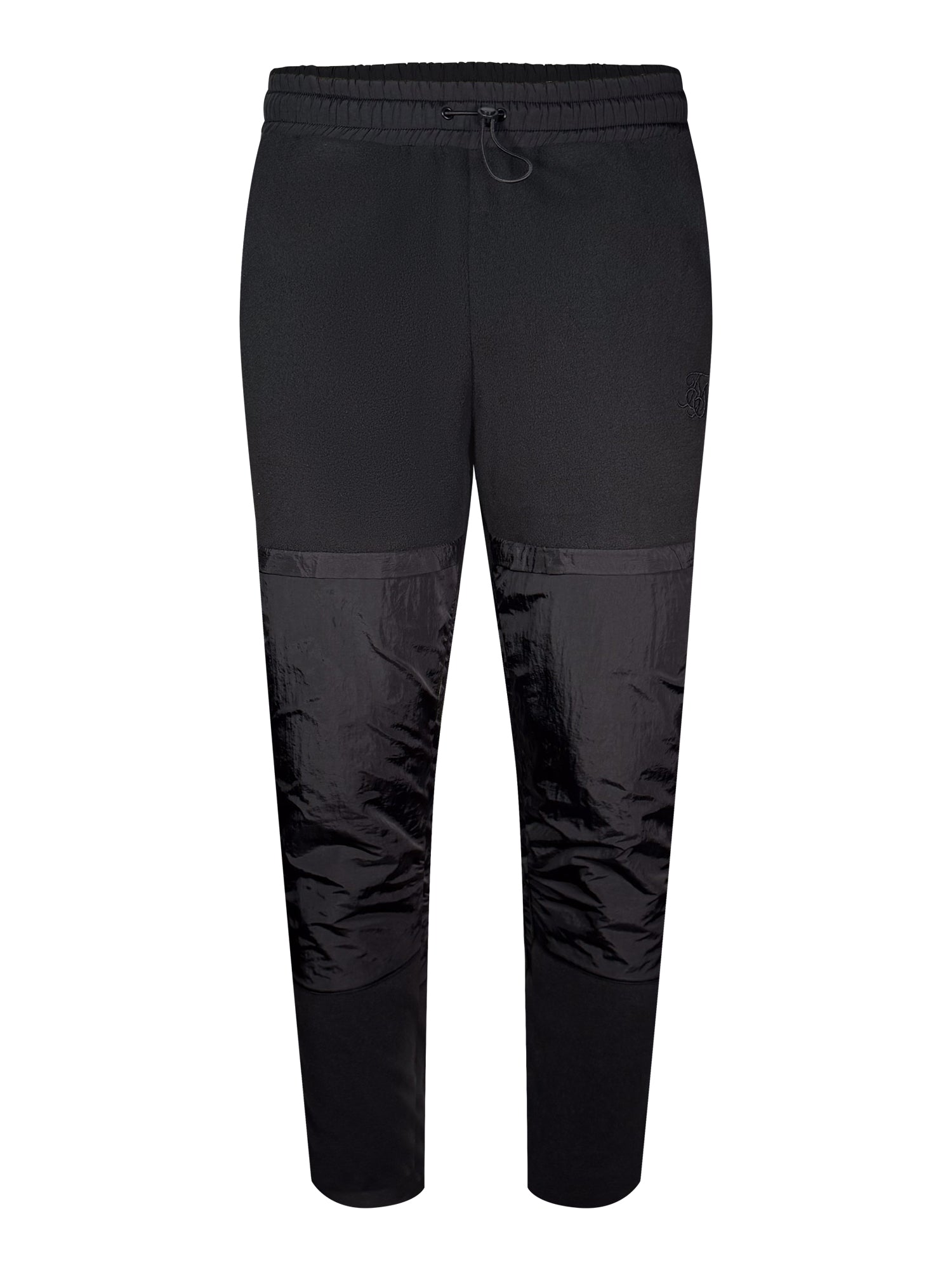 Polar Fleece Joggers in Black Pants SikSilk