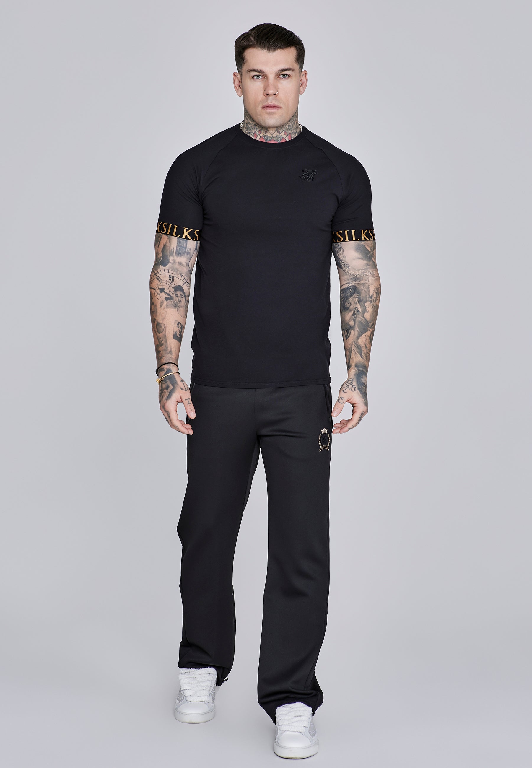 Track Pants in Black Pants SikSilk