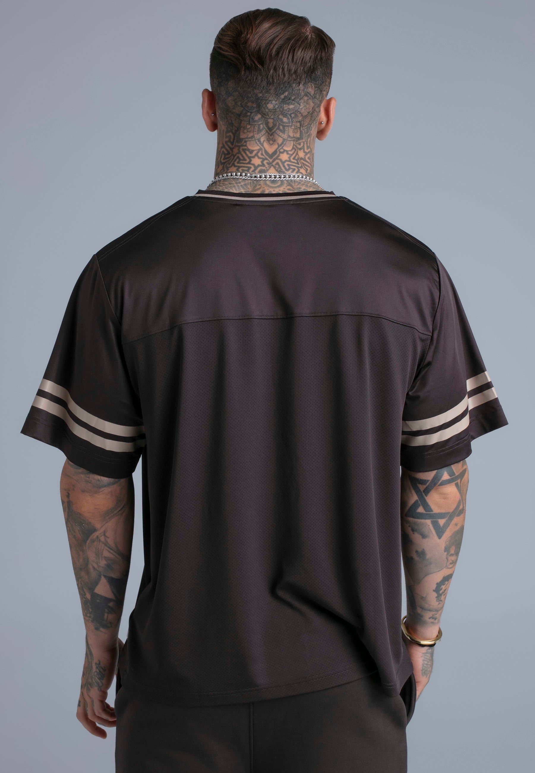 Football T-shirt in brown