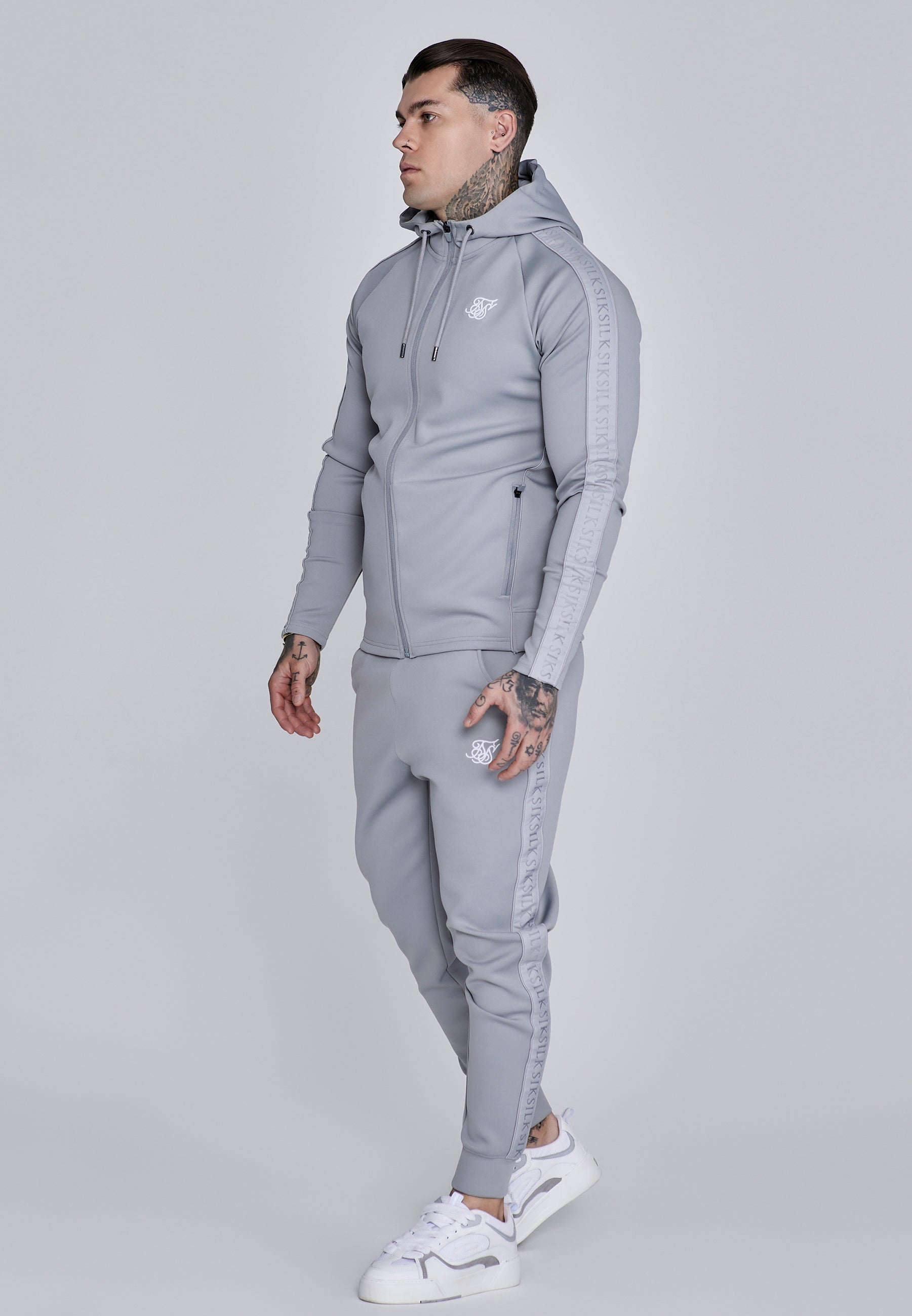 Hoodie And Joggers Set in Grey