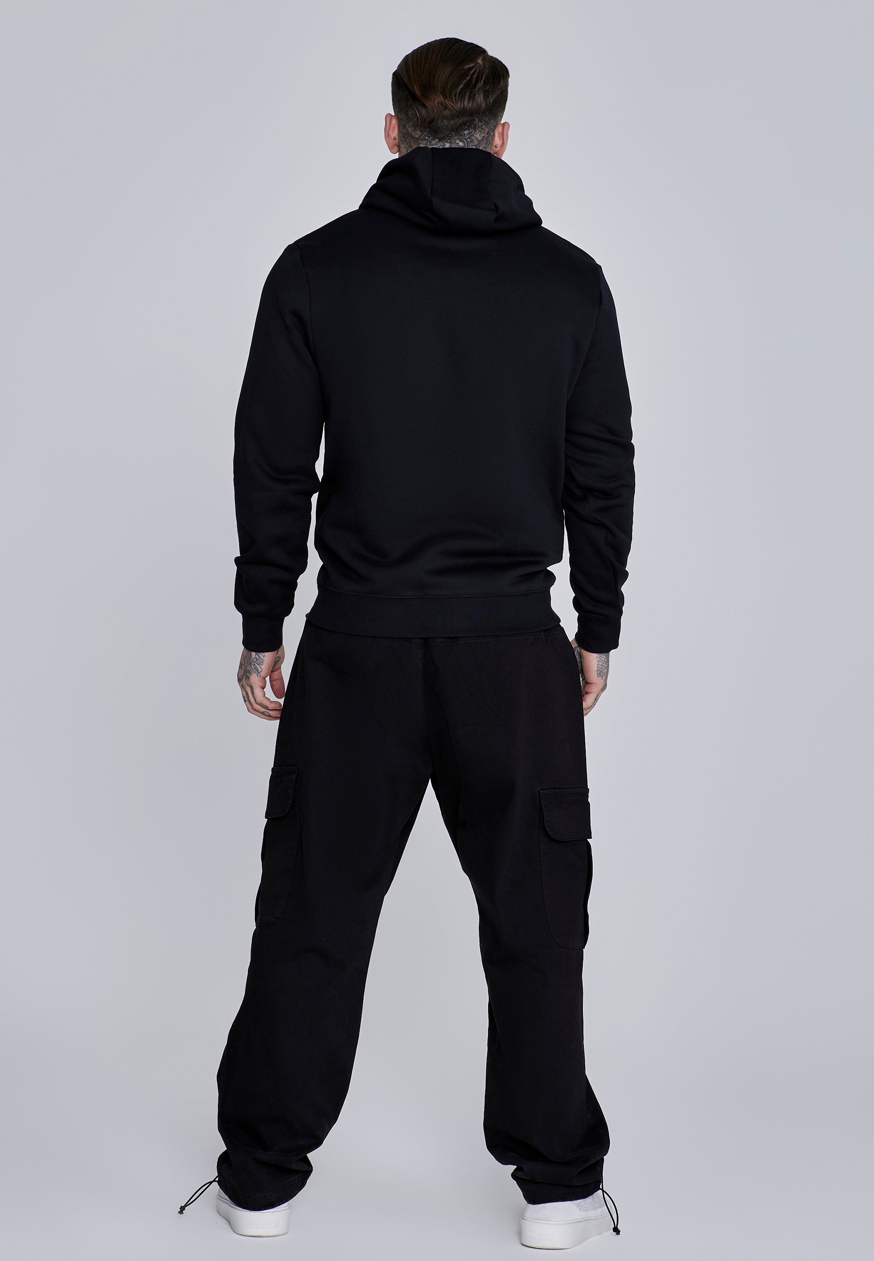 Essentials Hoodie in Black Hoodie SikSilk