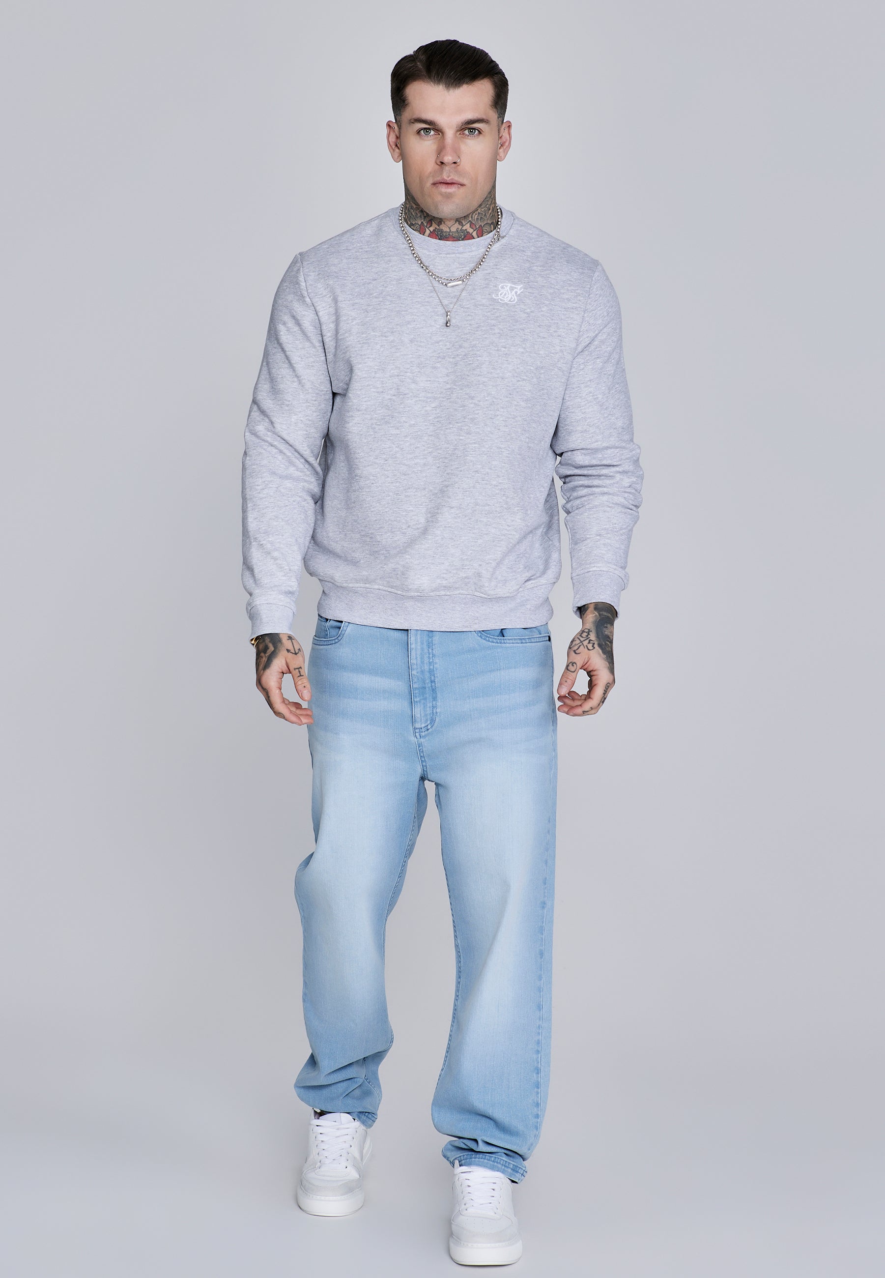 Essentials Sweater in Grey Marl