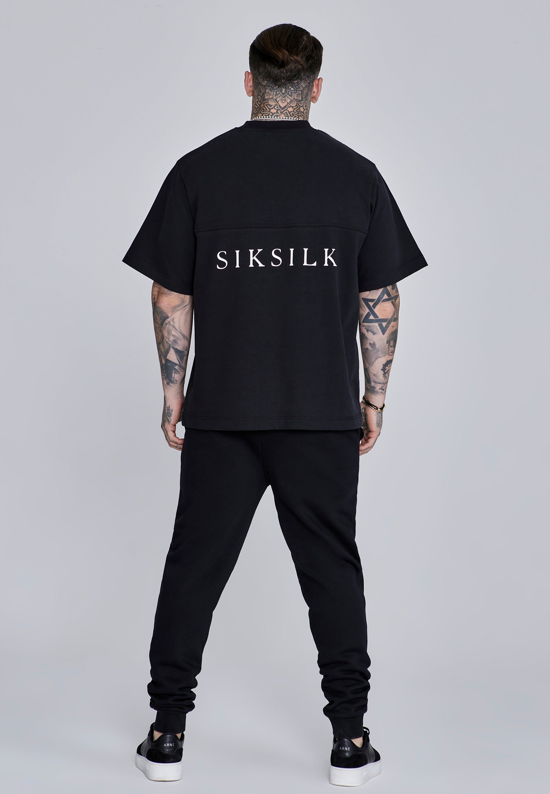 Essentials Joggers in Black Pants SikSilk