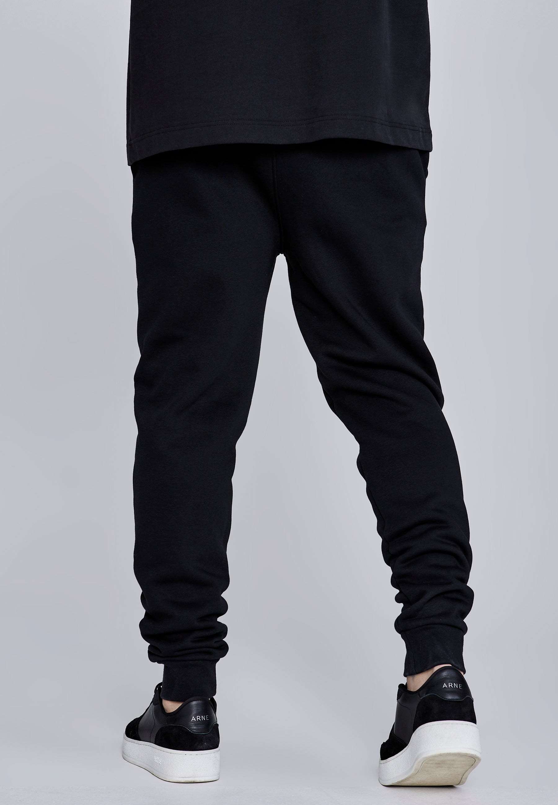 Essentials Joggers in Black Pants SikSilk
