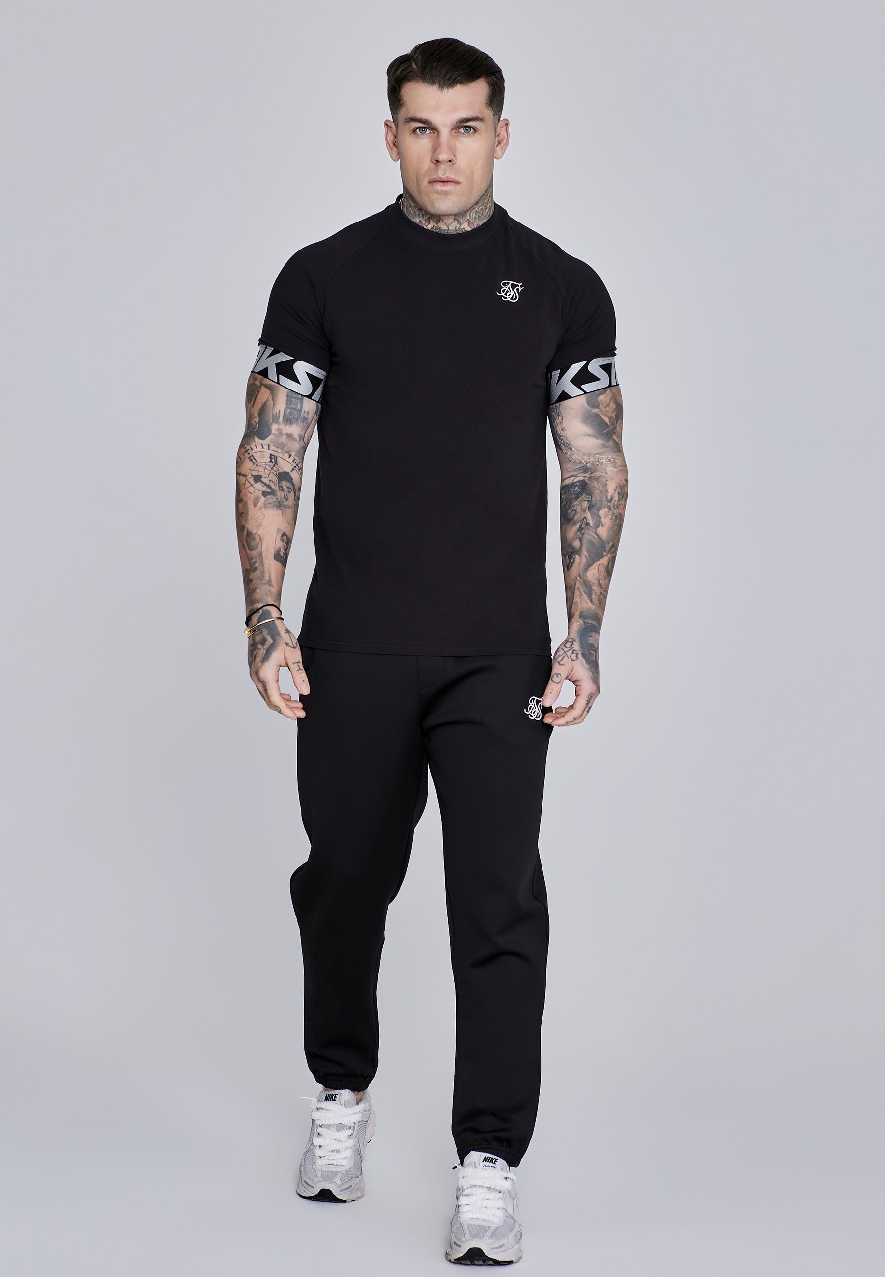 Tech T-Shirt in Black T-Shirts SikSilk
