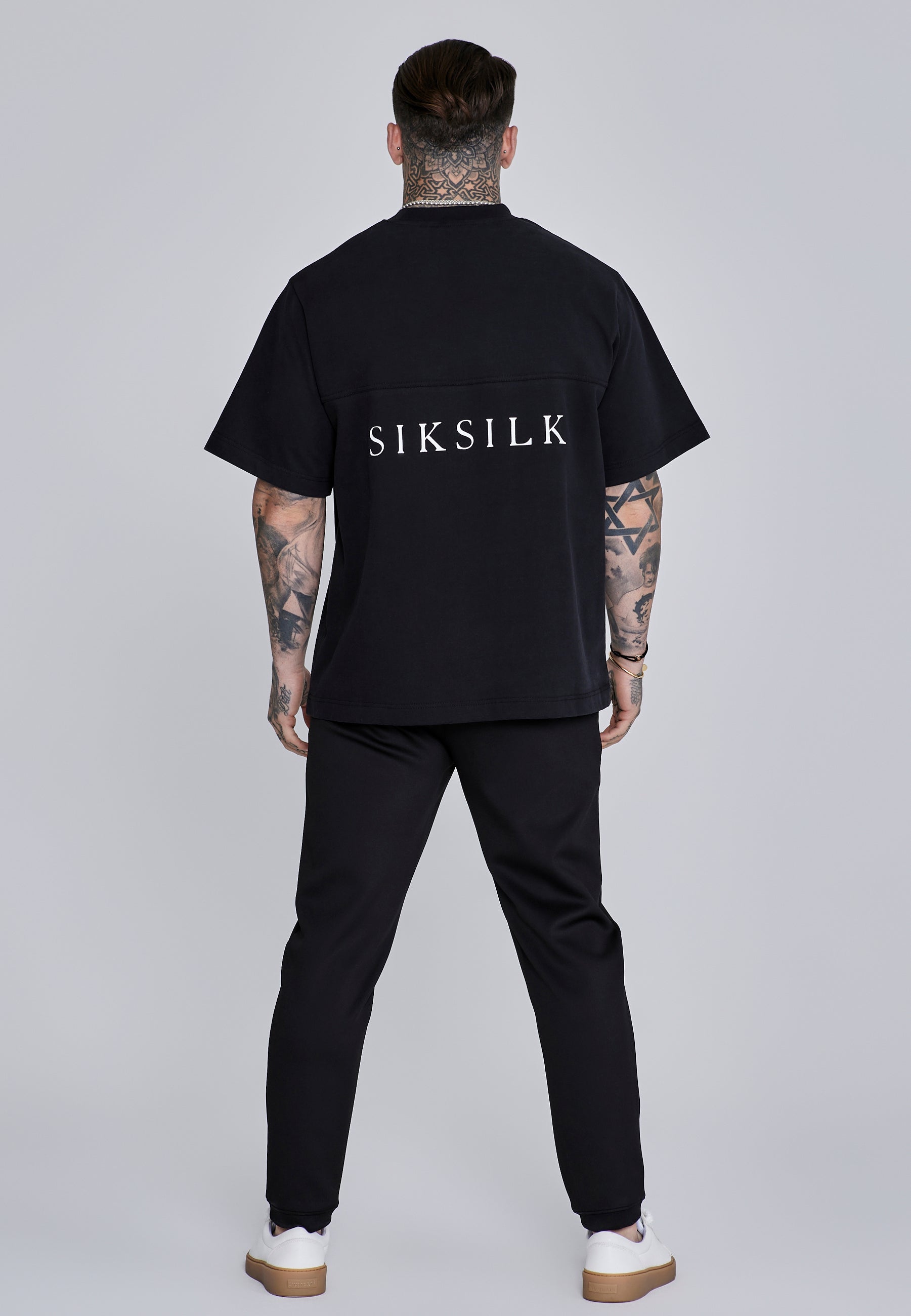 Essentials Pleated Pants in Black Pants SikSilk