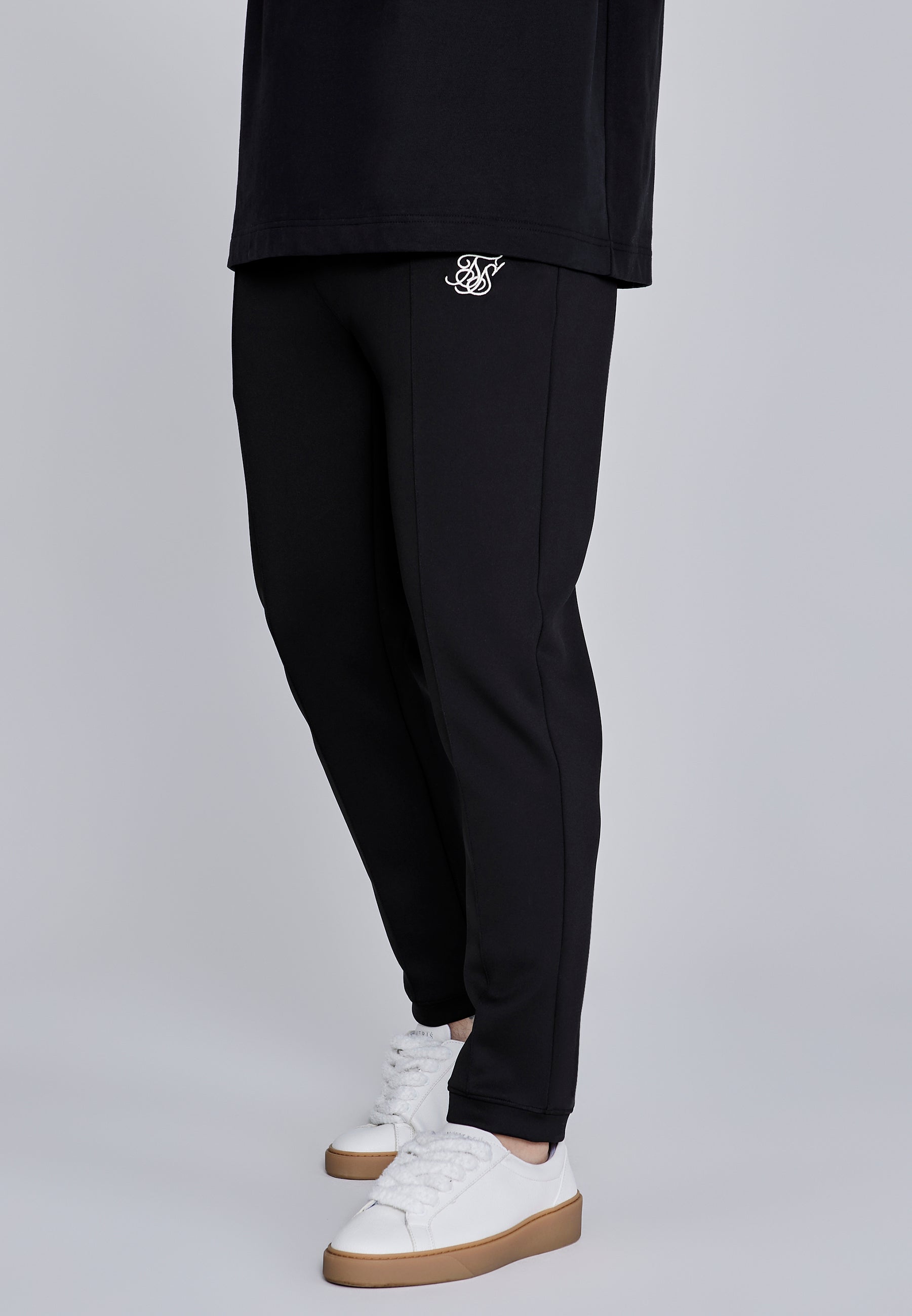 Essentials Pleated Pants in Black Pants SikSilk
