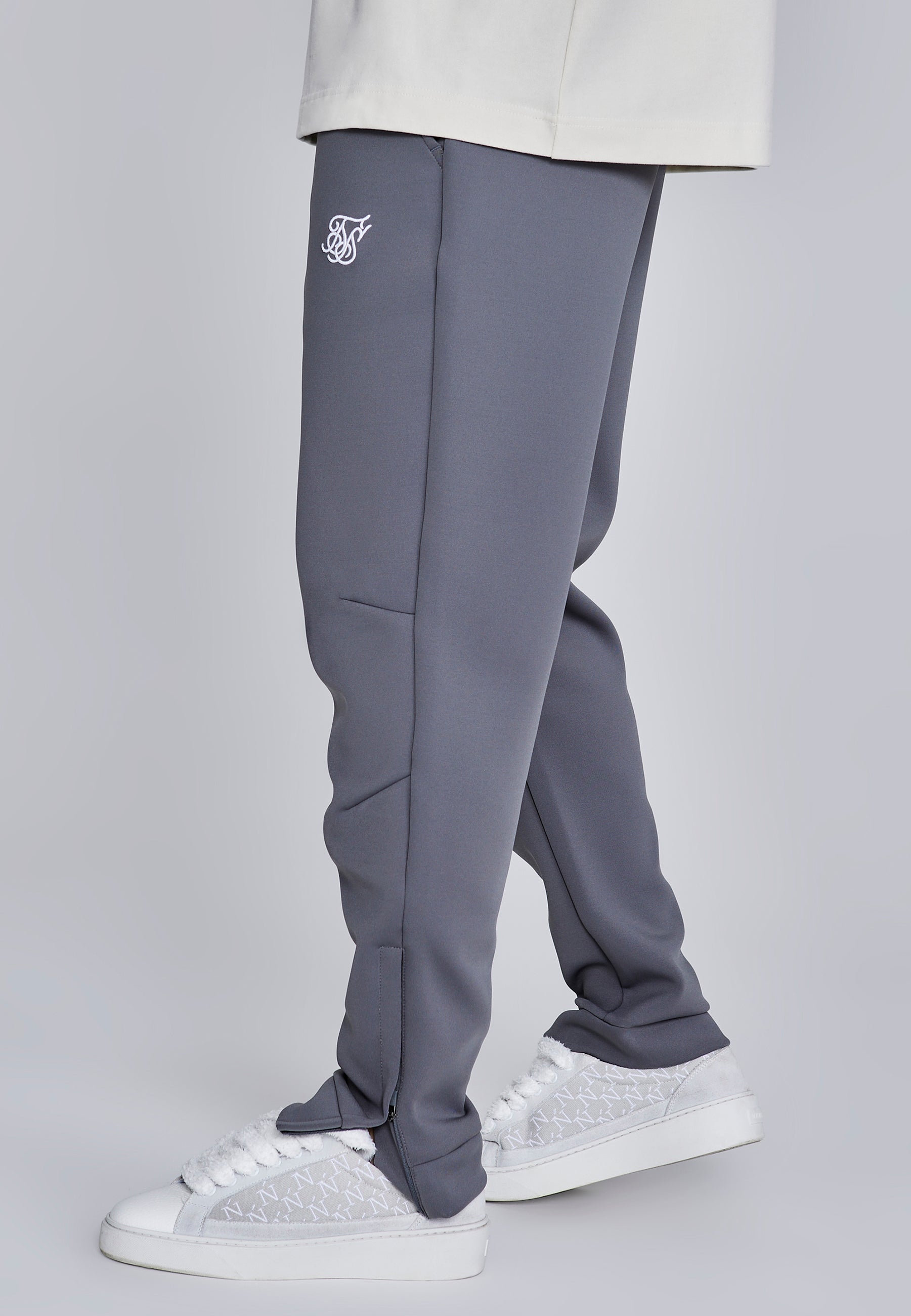 Essentials Poly Joggers in Dark Grey Pants SikSilk