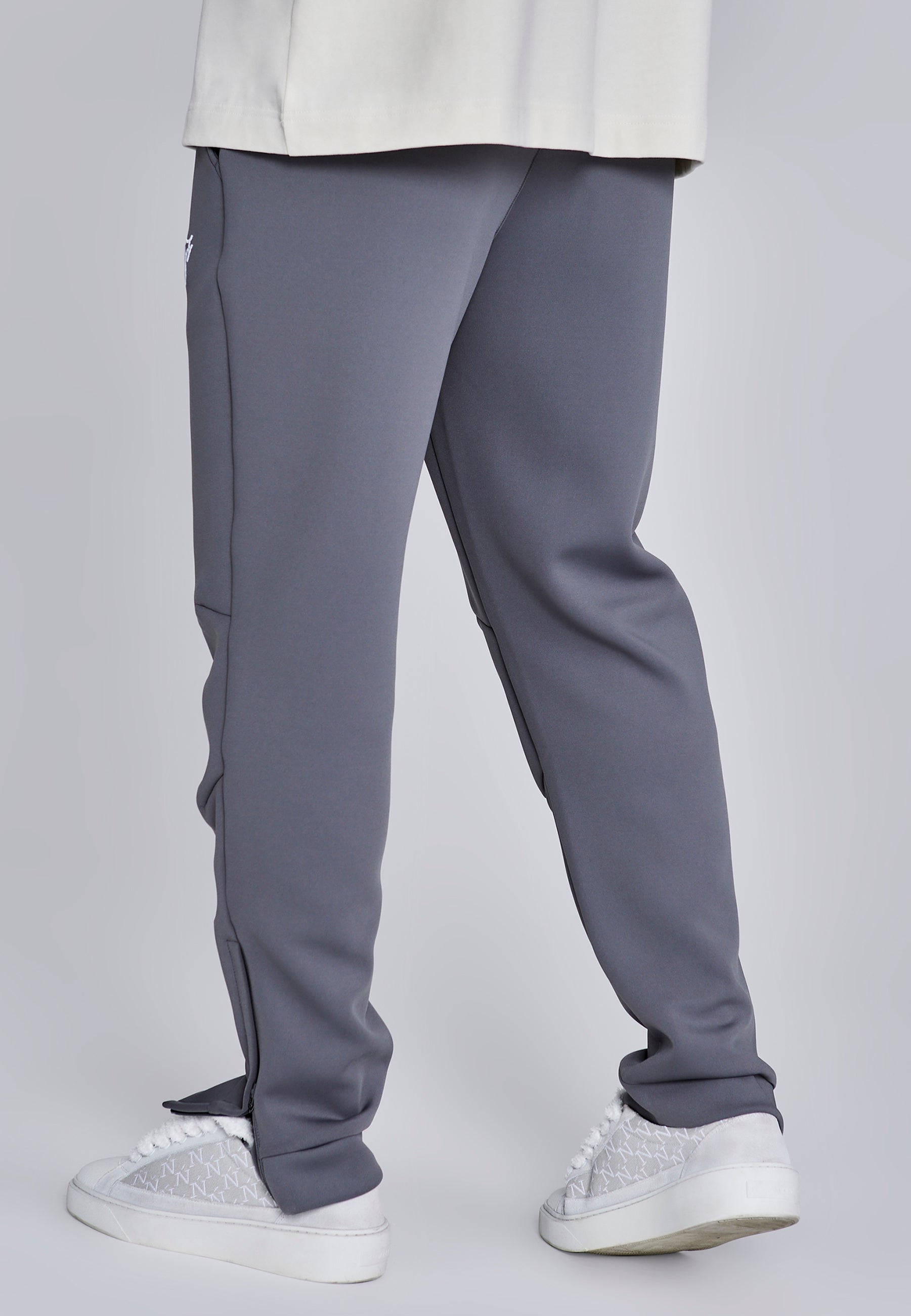 Essentials Poly Joggers in Dark Grey Pants SikSilk